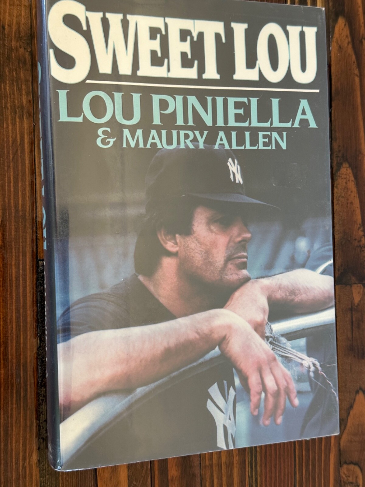 Sweet Lou Lou Piniella Hand Signed & Maury Allen 1986 HB/DJ First Printing