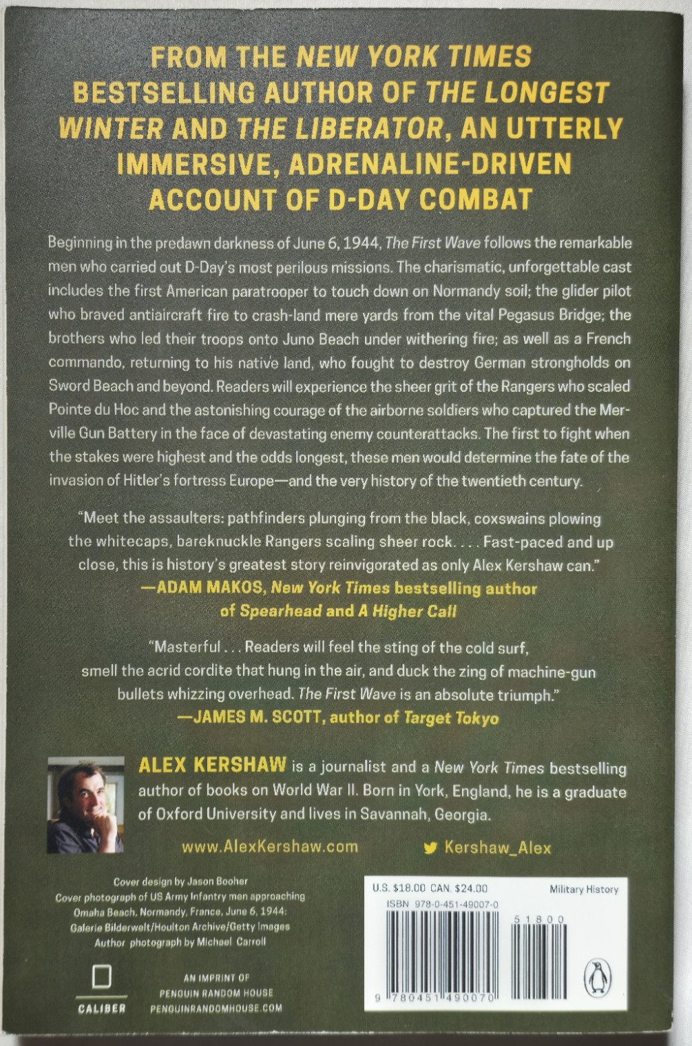 The First Wave D-Day Warriors Who Led Victory World War II Normandy Alex Kershaw