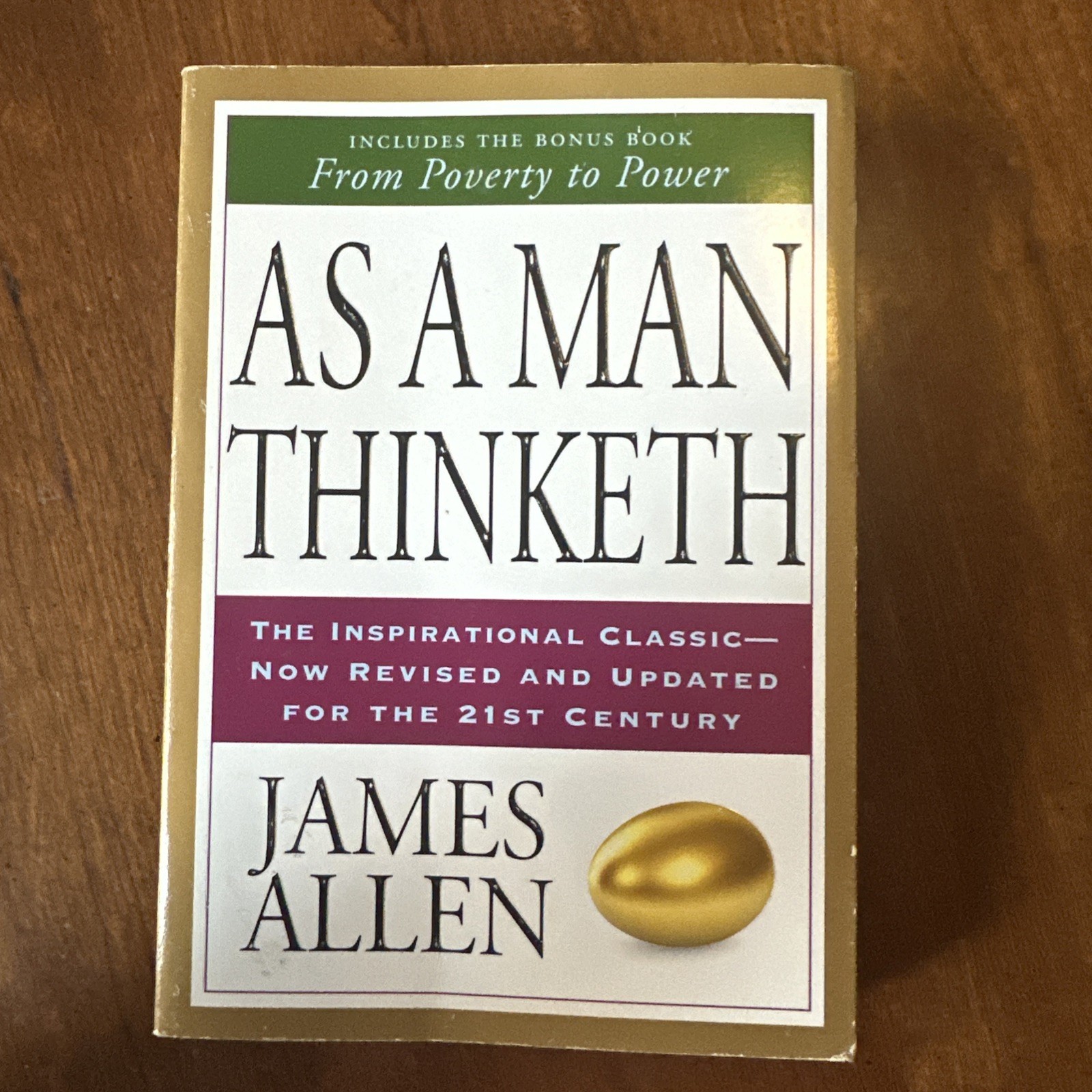 As A Man Thinketh James Allen Pb Book Inspirational Classic