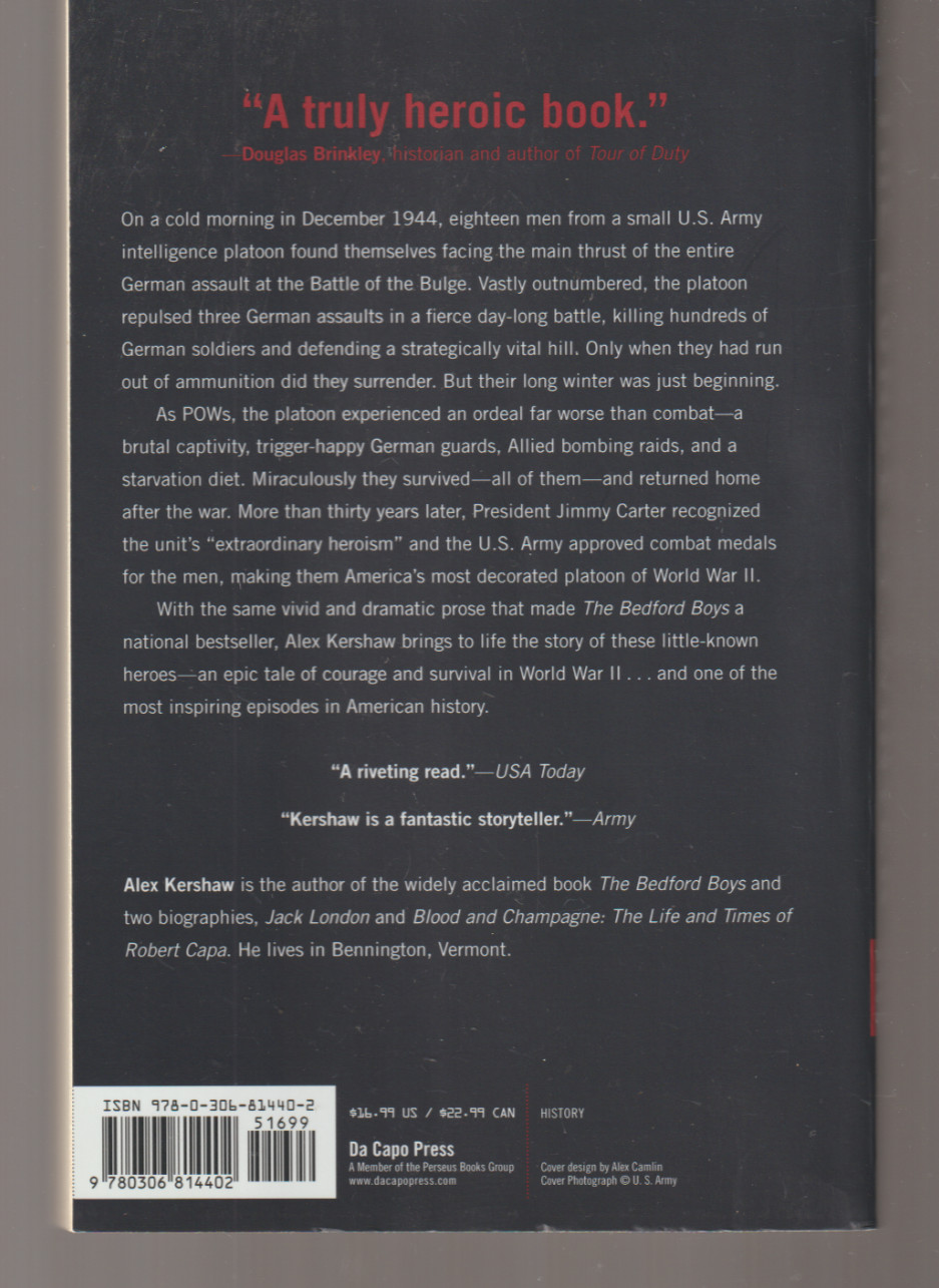 The Longest Winter TPB Da Capo 2005 Later Alex Kershaw Battle Of The Bulge WWII