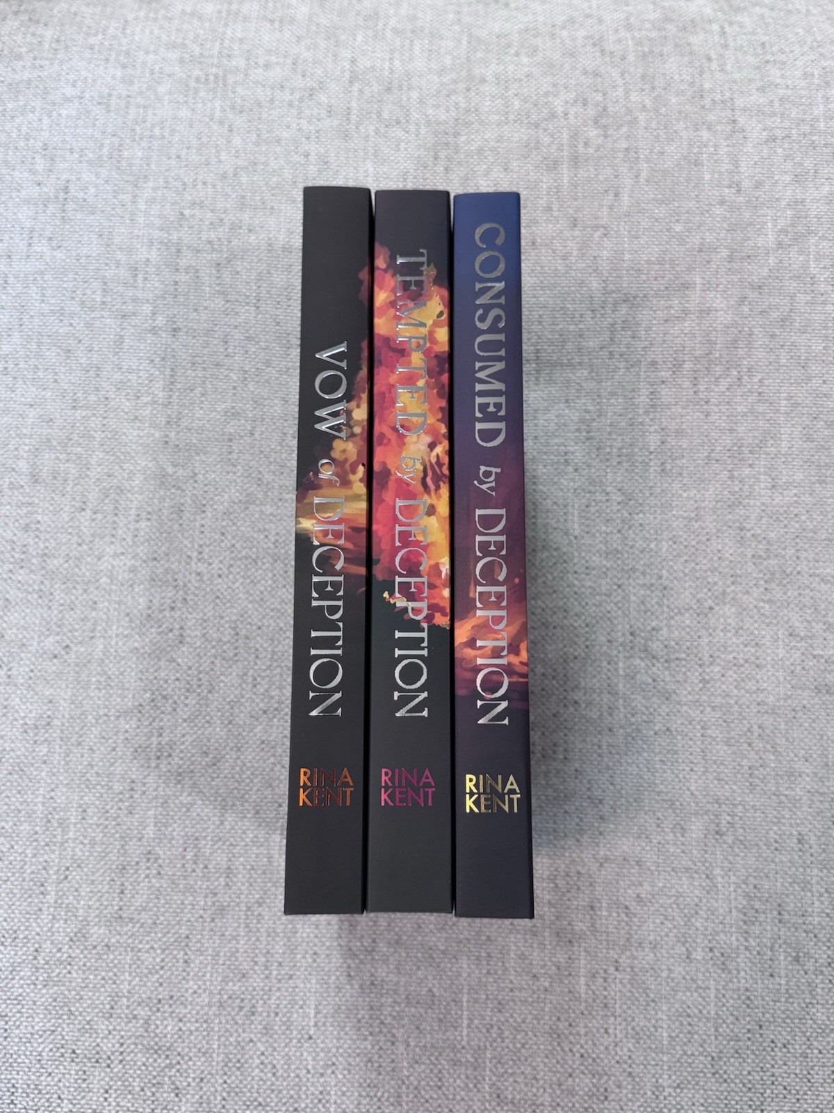 Deception Trilogy Rina Kent Mystic Book Box Special Edition Signed Set New