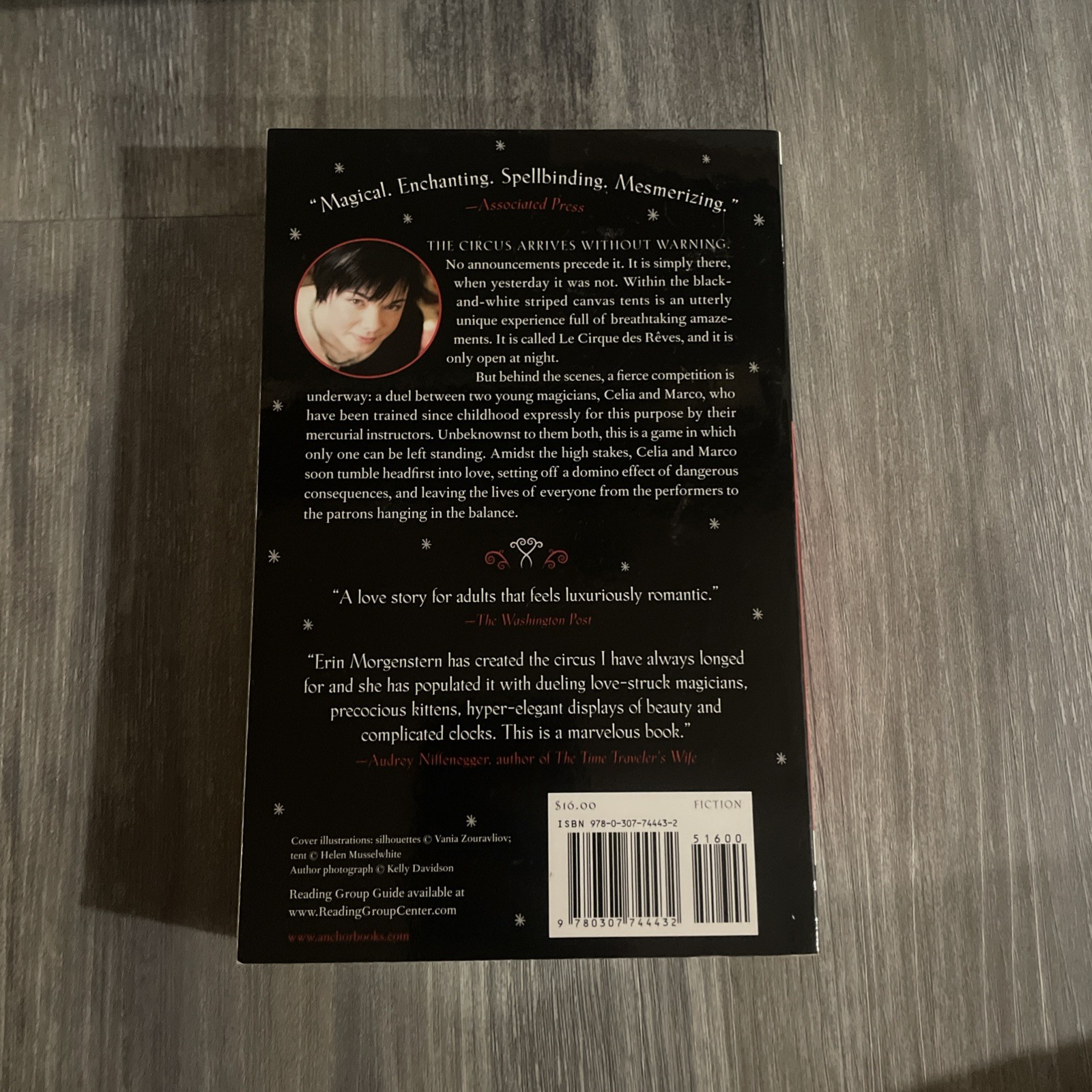 Night Circus : A Novel by Erin Morgenstern (2012, Trade Paperback)