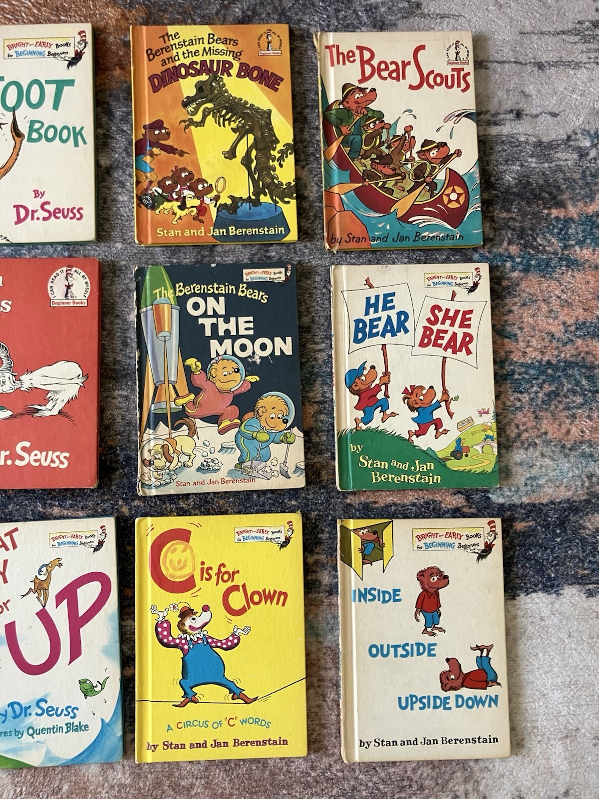 Dr Seuss Beginner Books lot 18 Classic Hardcover Bright And Early Berenstain OZ