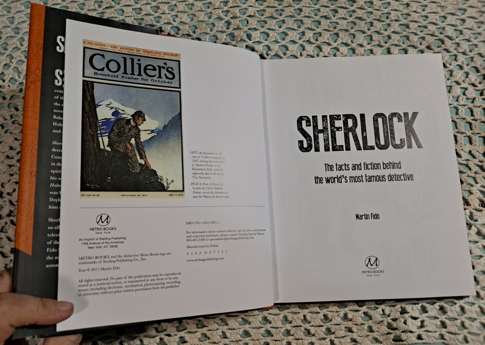 Sherlock by Martin Fido, 2015 (1st printing), HC w/DJ, 224 pages