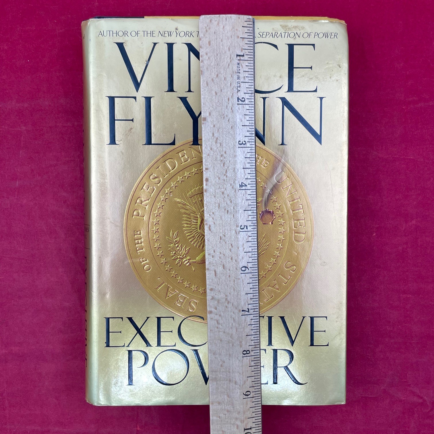 Vintage 2003 Vince Flynn Executive Power Hardcover Book
