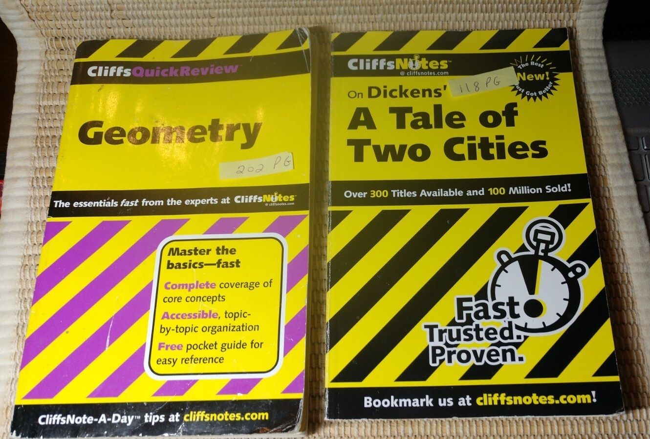 CLIFF NOTES – $2.50 EA-You Choose – Pick Your Titles – Shakespeare Classics