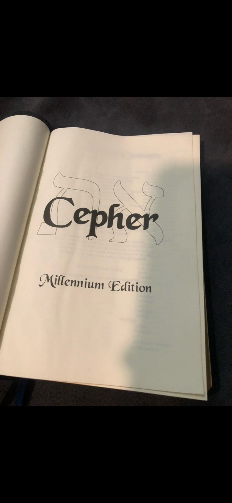 cepher bible english Black Leather Apocrypha Deuterocanonical With Book Of Enoch
