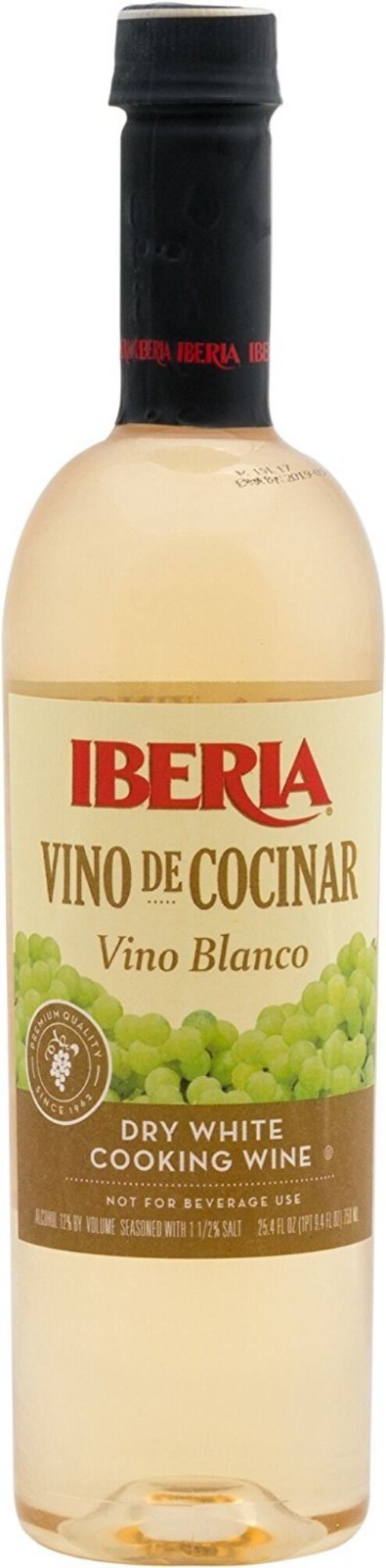 Enhance Flavors with 25.4 oz of White Cooking Wine – Ideal for Delicious Recipes