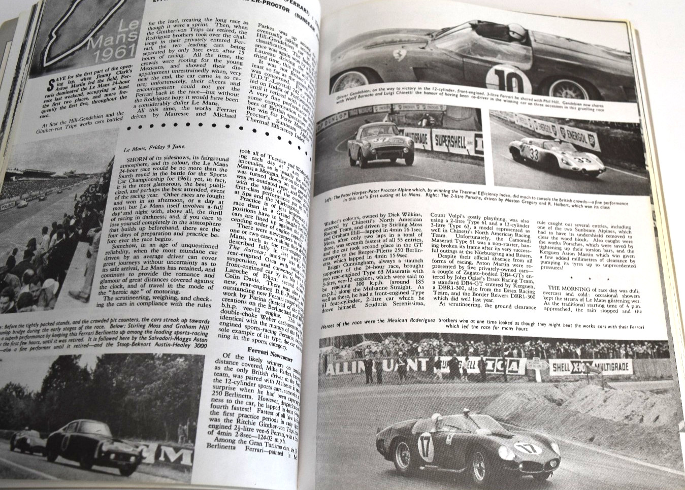 Le Mans : The Ferrari Years 1958-1965 by R. M. Clarke 1997 PB *VERY GOOD*