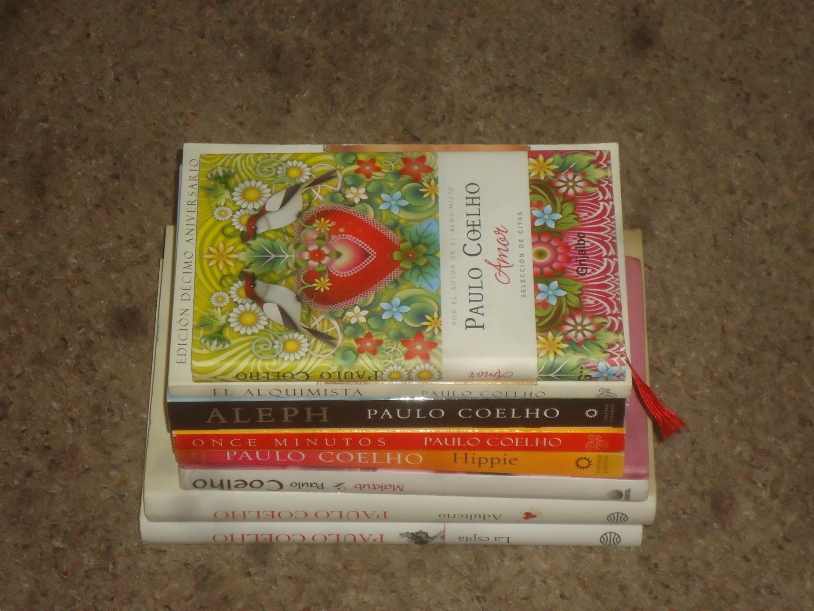 Lot 8 Paulo Coelho Novels Spanish Espanol El Aquimista Hippie La espia