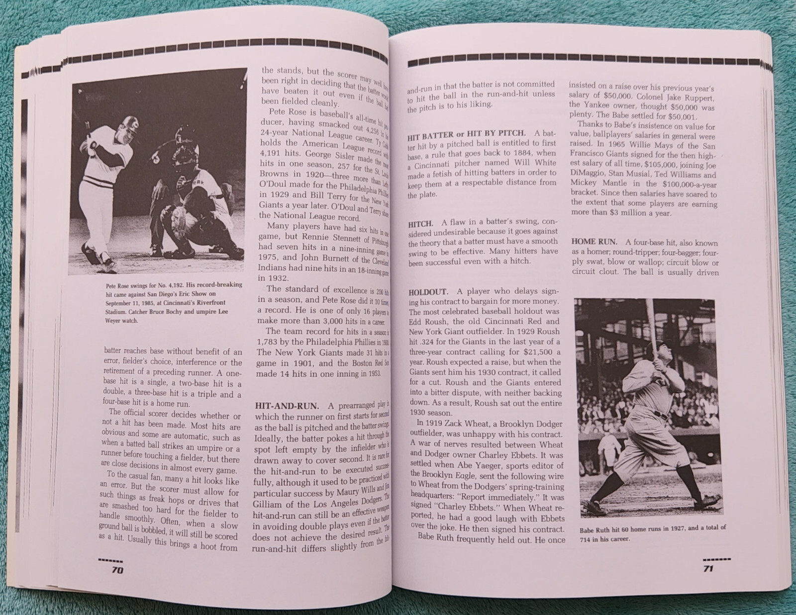 The Baseball Book Zander Hollander 1991 Trade Paperback 184 Pages Stats & Photos