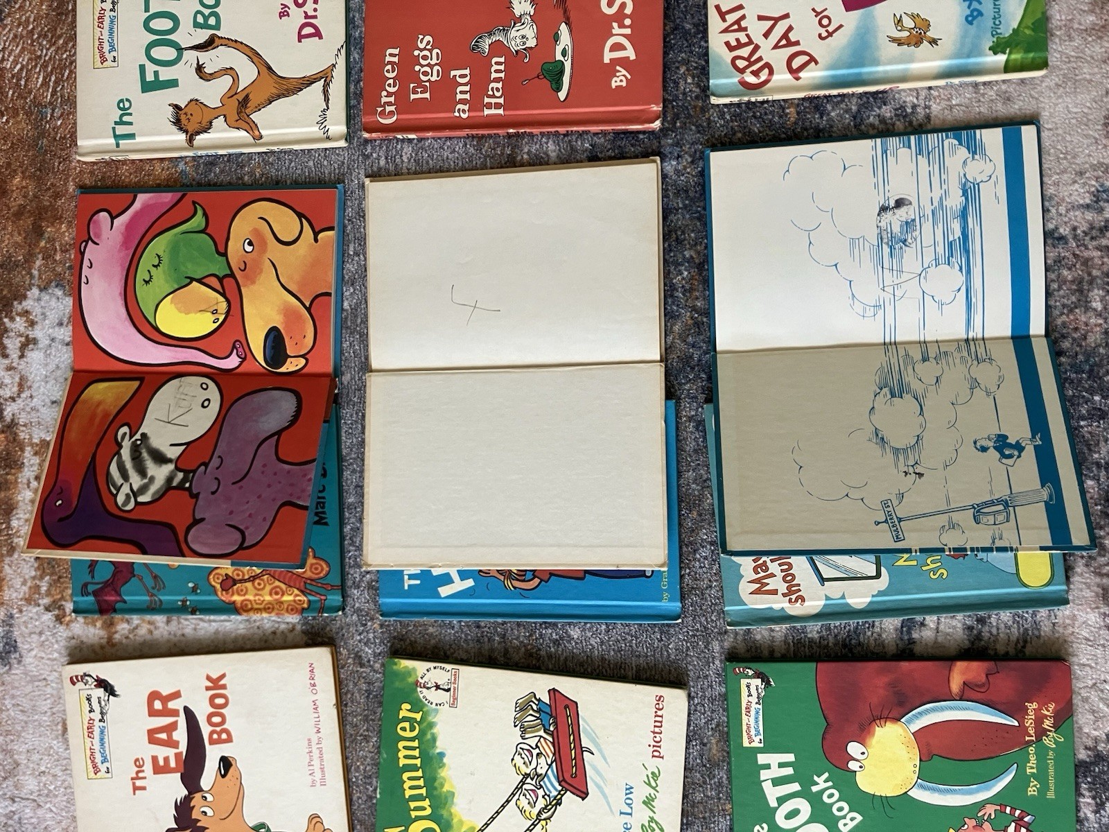 Dr Seuss Beginner Books lot 18 Classic Hardcover Bright And Early Berenstain OZ