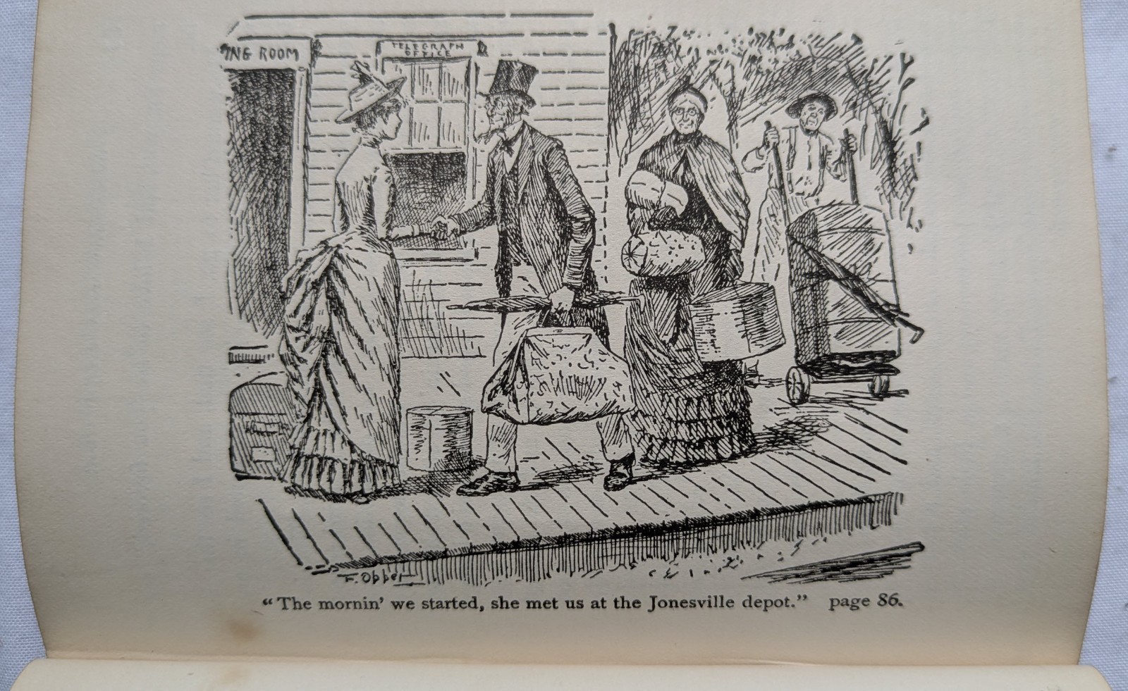 Samantha at Saratoga by Josiah Allen’s Wife. 1887 social satire, illustrated