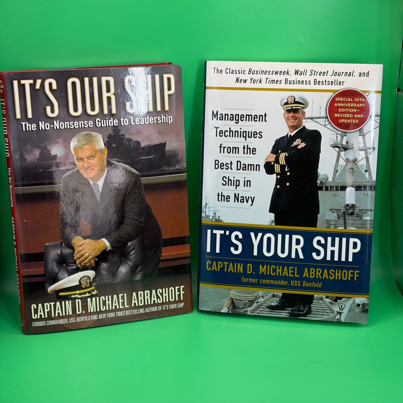 It’s Your/Our Ship Captain D. Michael Abrashoff Leadership Management Books EUC