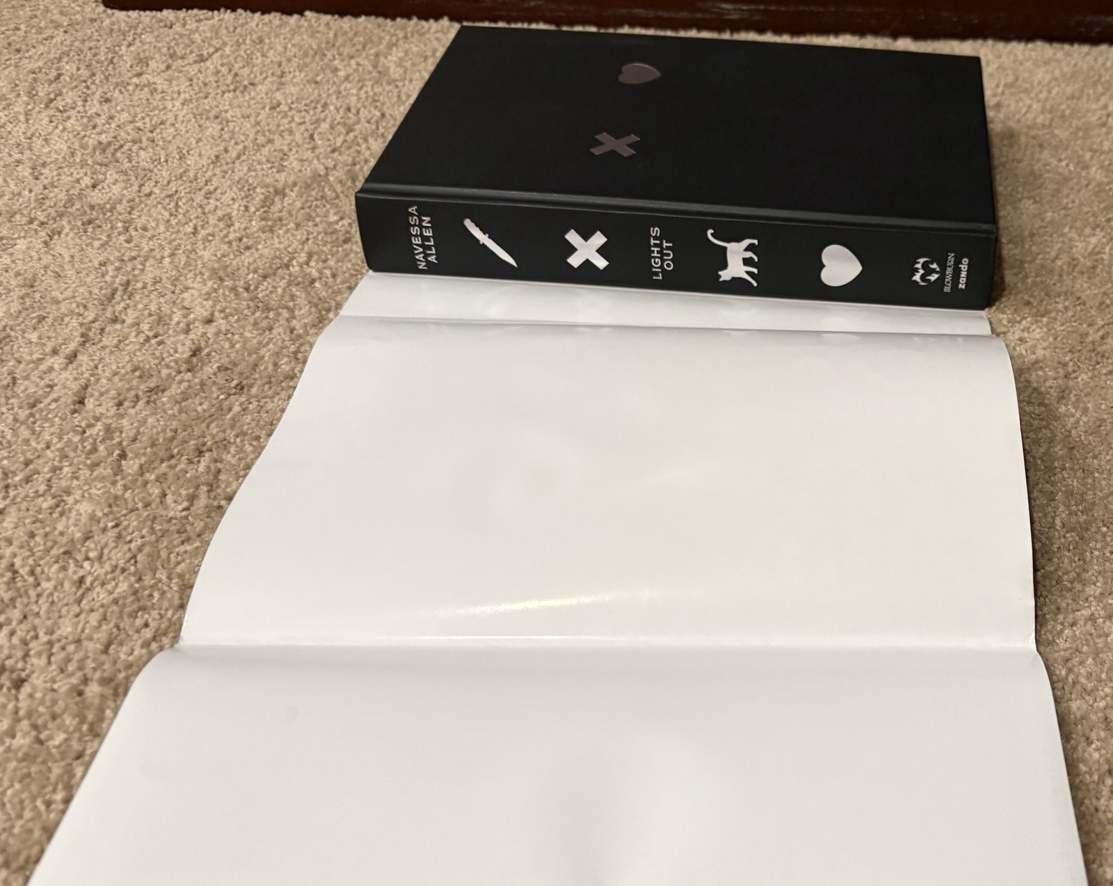 Lights Out After Dark Edition by Navessa Allen Slowburn Zando First Printing HC