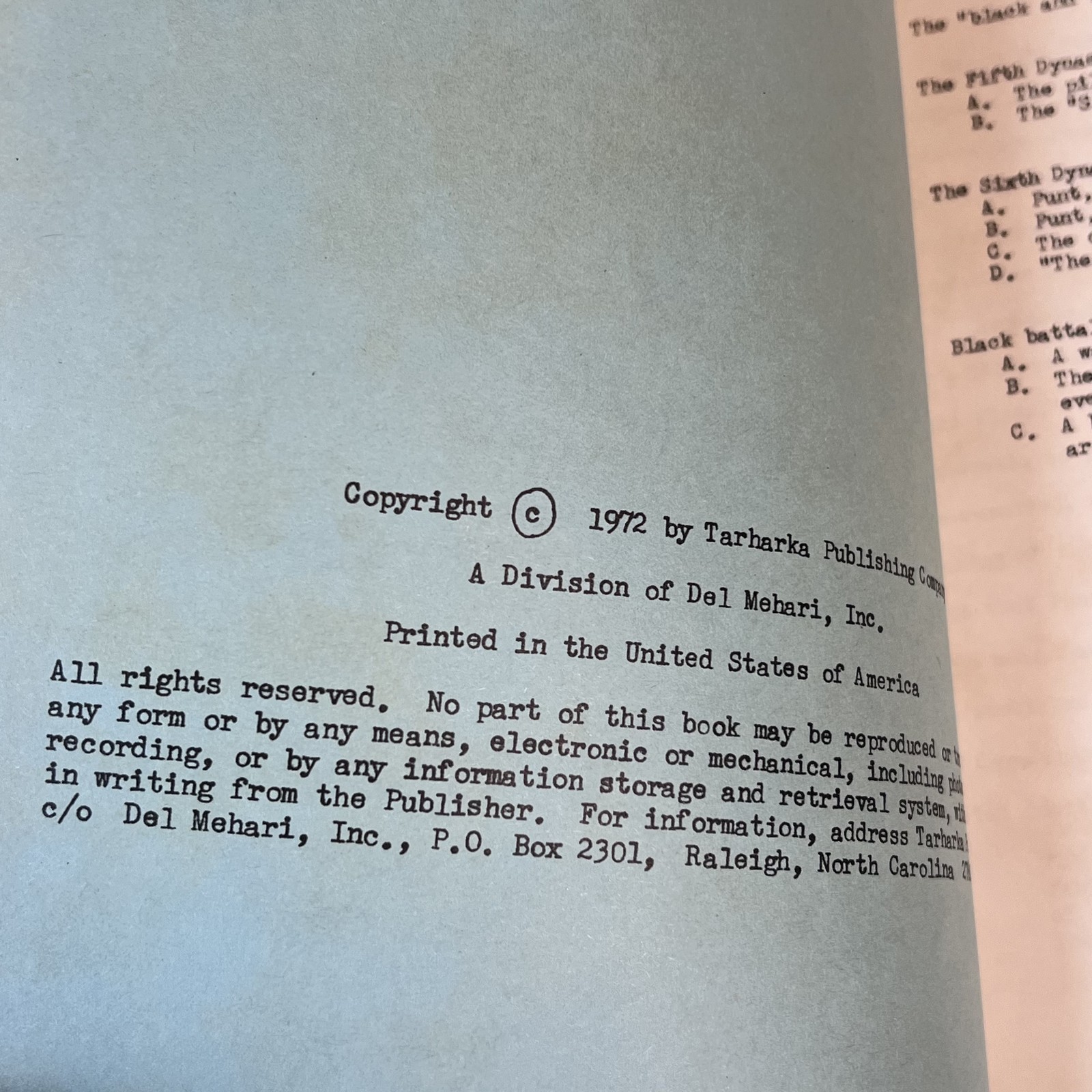 Black Manhood by Tarharka 1972 Serially Published Chapters 1,2,3,4 & 5,6,7 Set