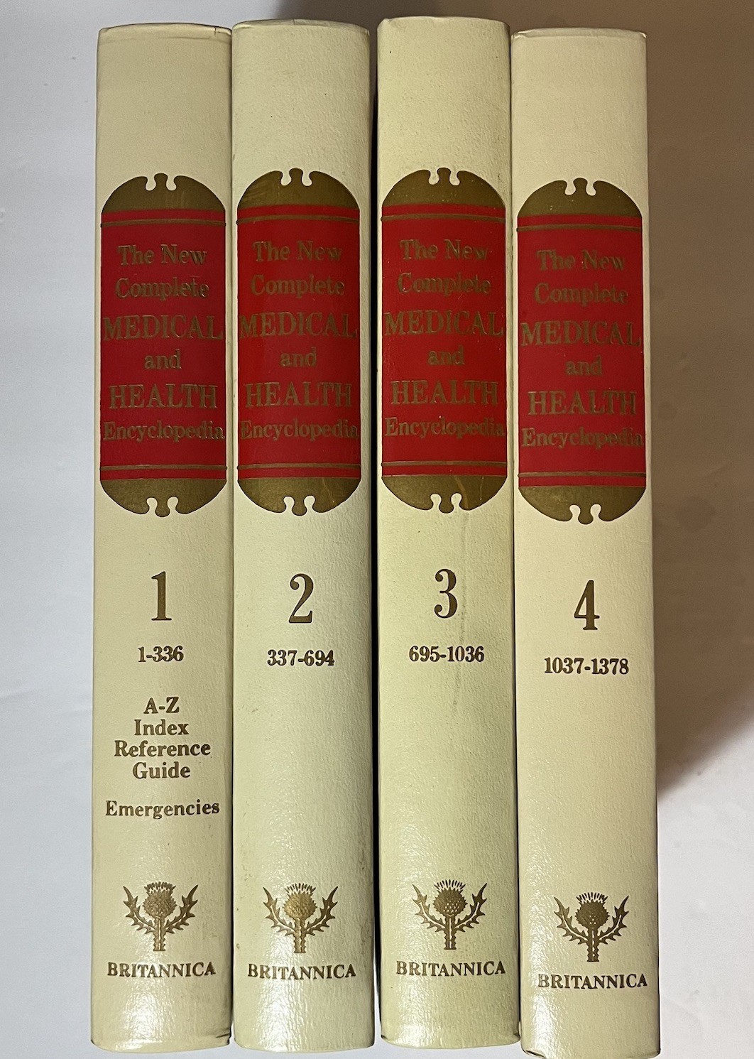 The New Complete Medical and Health Encyclopedia 4-Volume Set Hardcover
