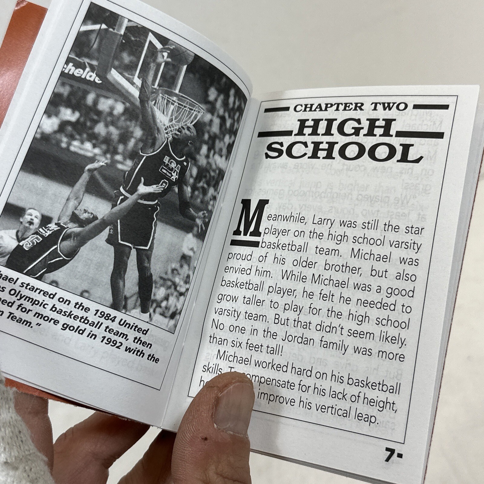 HOF MICHAEL JORDAN 1995 PREMIUM EDITION 44 PAGE 2.5 IN. BY 4 IN. BOOKLET #1