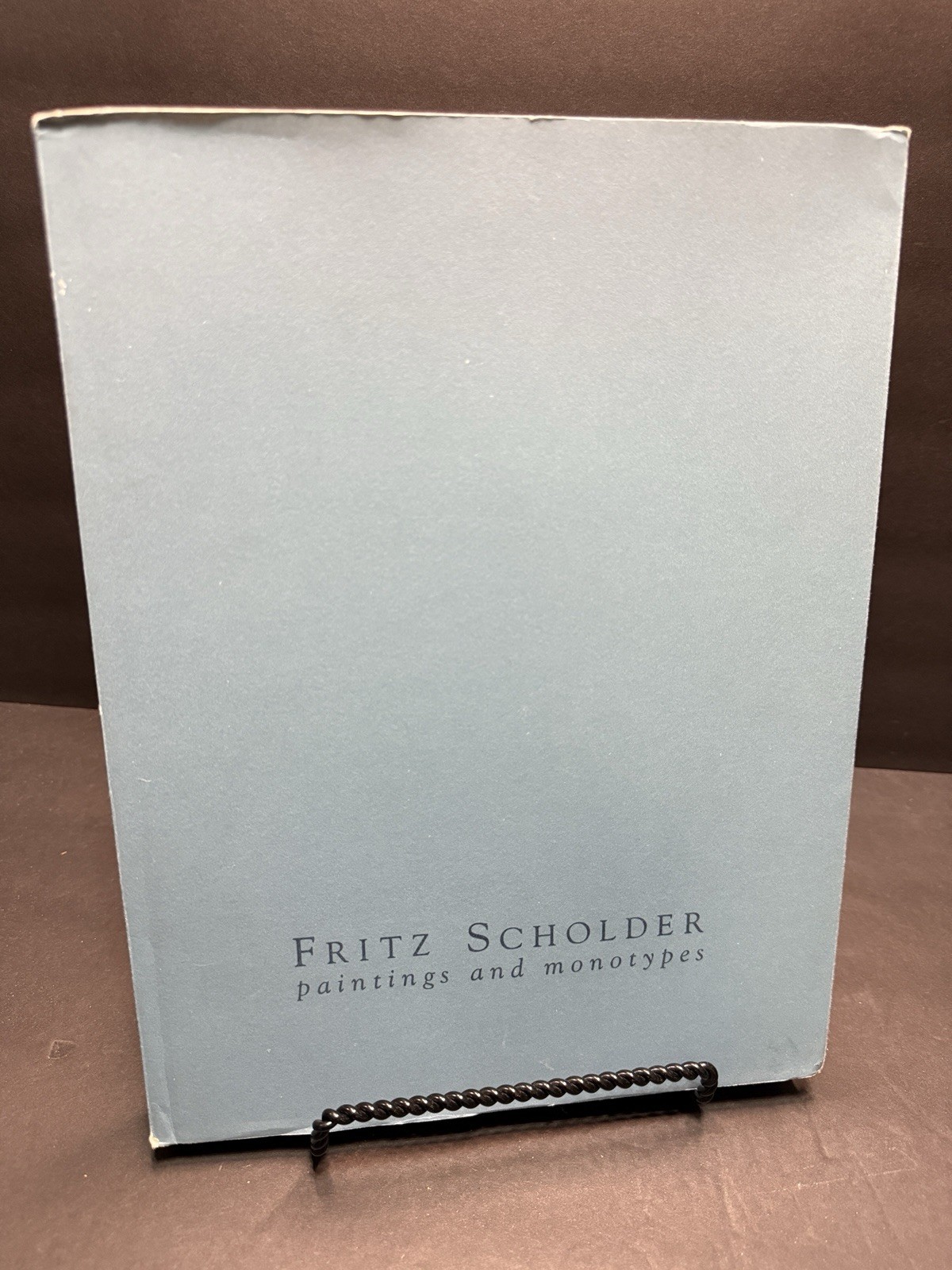 Fritz Scholder Paintings & Monotypes 1988 | Twin Palms | Tarn Provenance VG