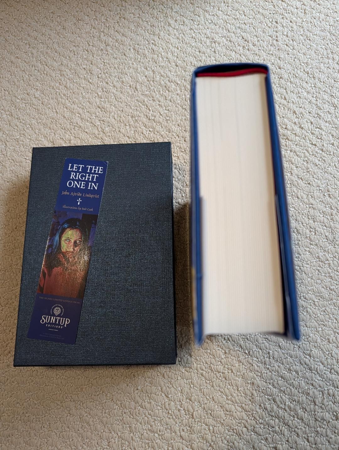 Suntup Let the Right One In by John Ajvide Lindqvist Signed Like-new Unread OOP