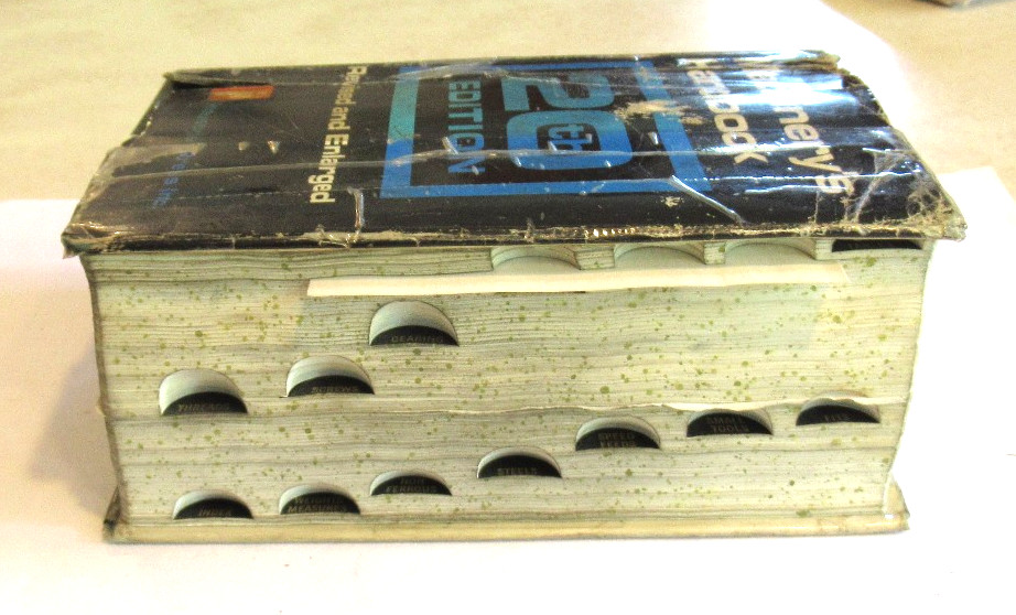 Machinery’s Handbook 20th Edition Third Printing 1976