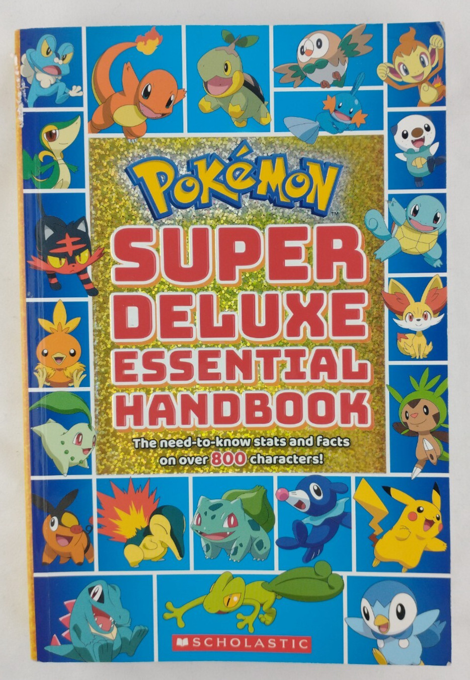 📖 Pokémon Super Deluxe Essential Handbook 2018 Scholastic 496 Pages EUC