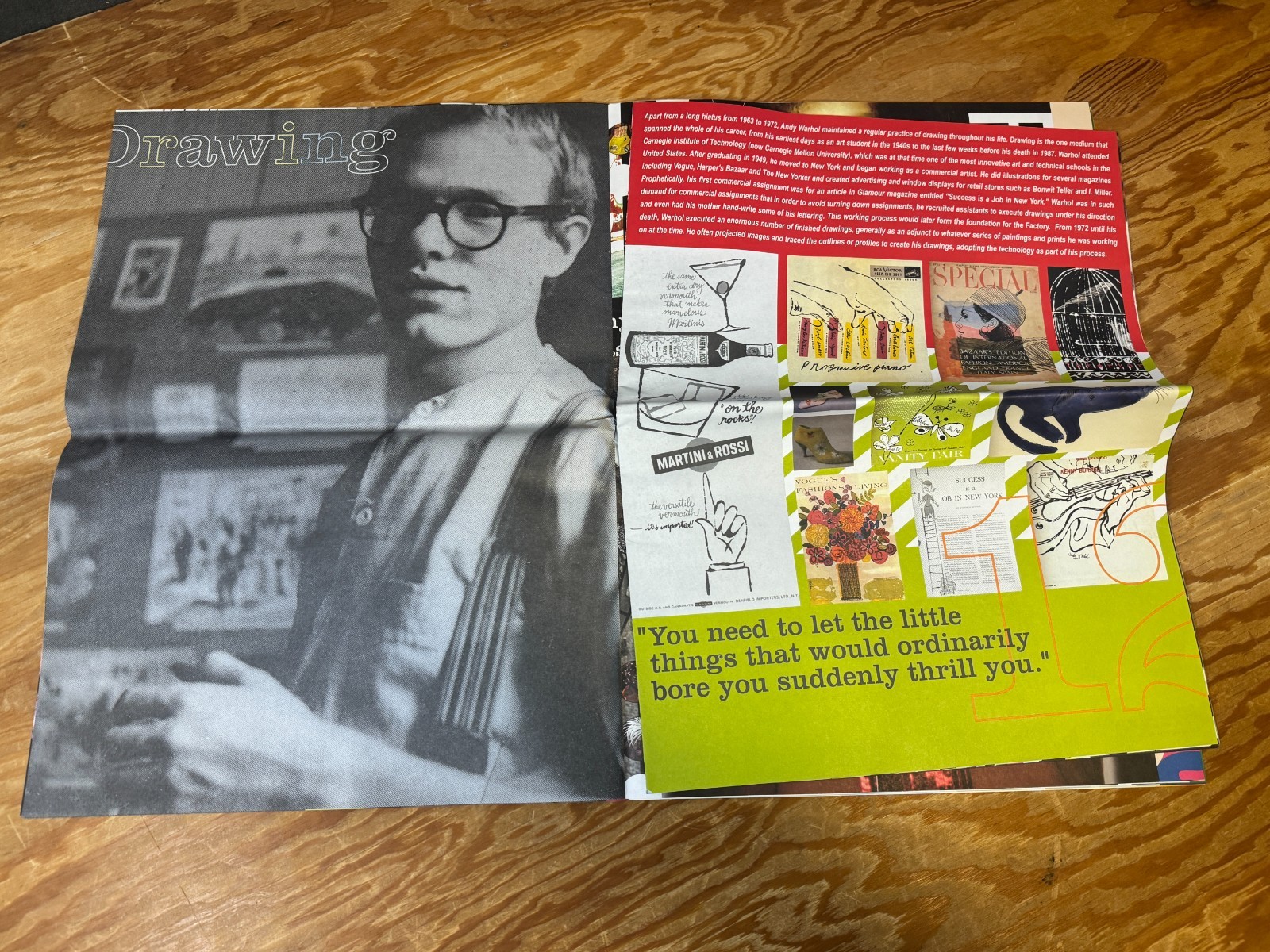 Andy Warhol by Cultura, 2005, First Edition, 30 pages tabloid-style book