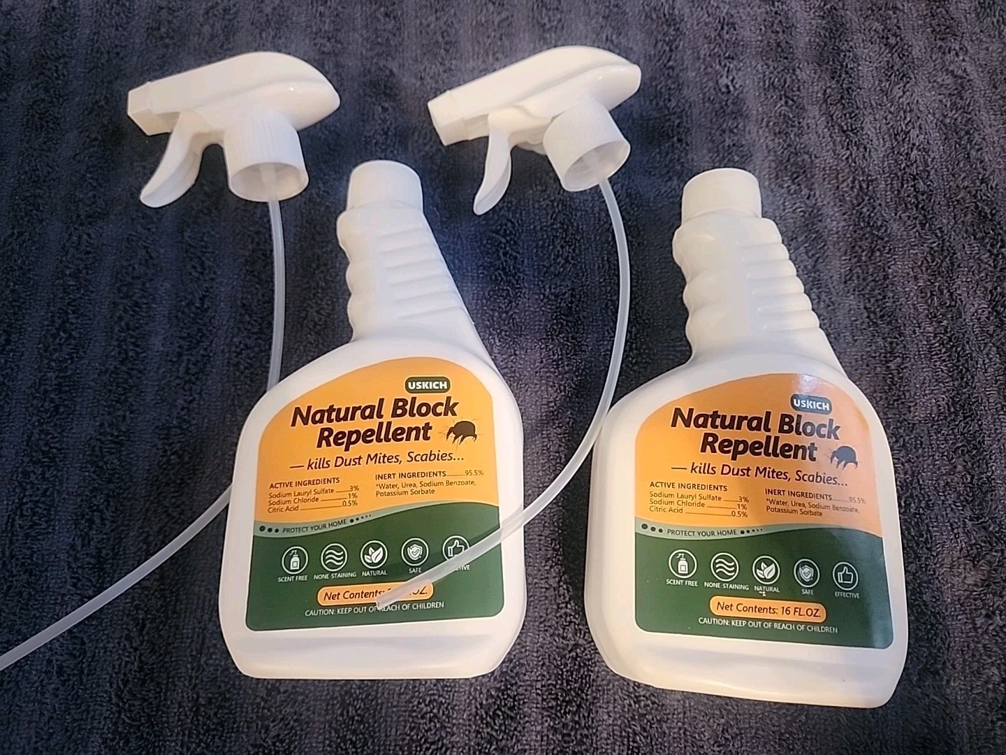 Mite Treatment Spray 16oz Kills Dust Scabies Spider Carpet Bird 2pk Free Shippin