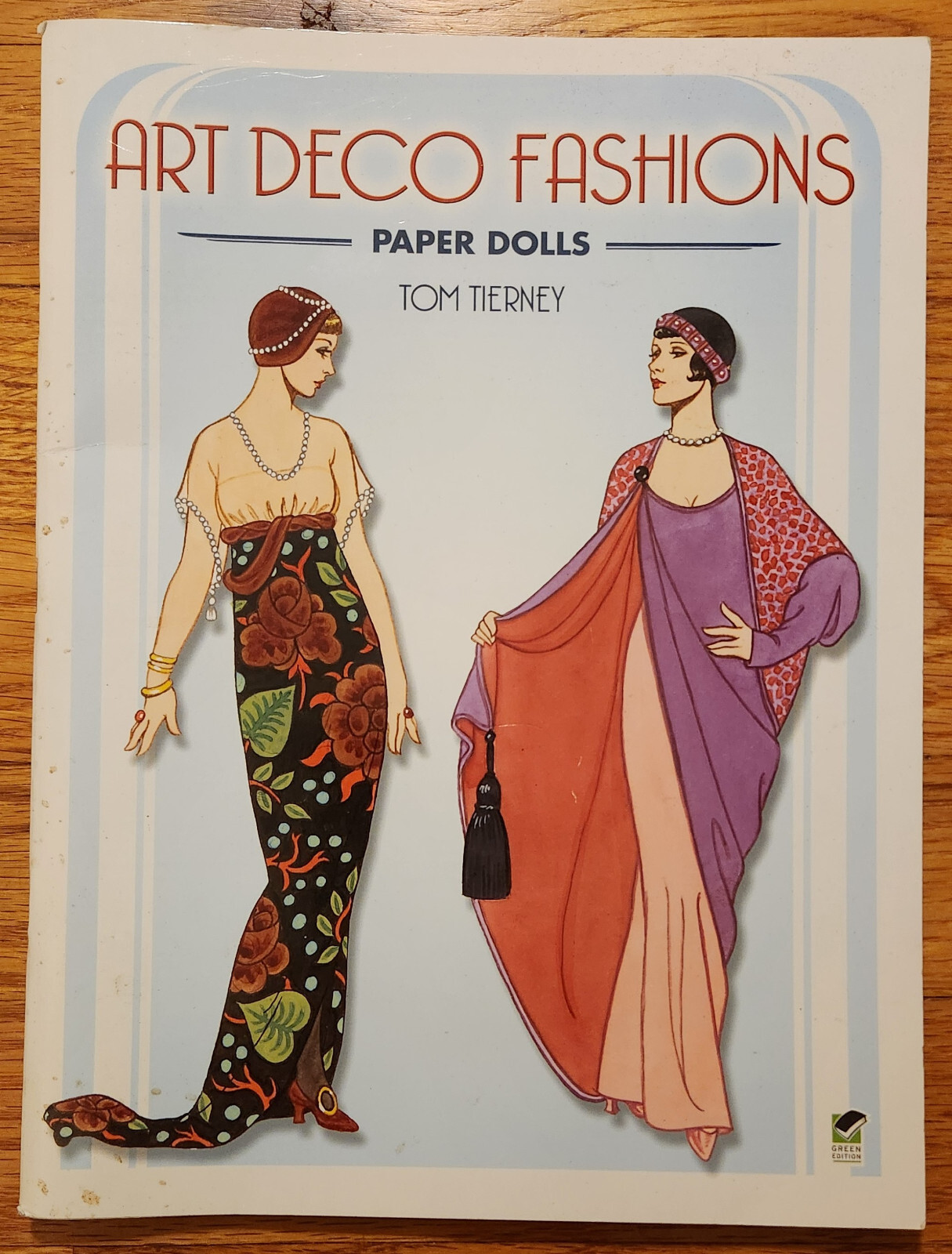 Art Deco Fashions Paper Dolls SC Book Tom Tierney 2005 Uncut