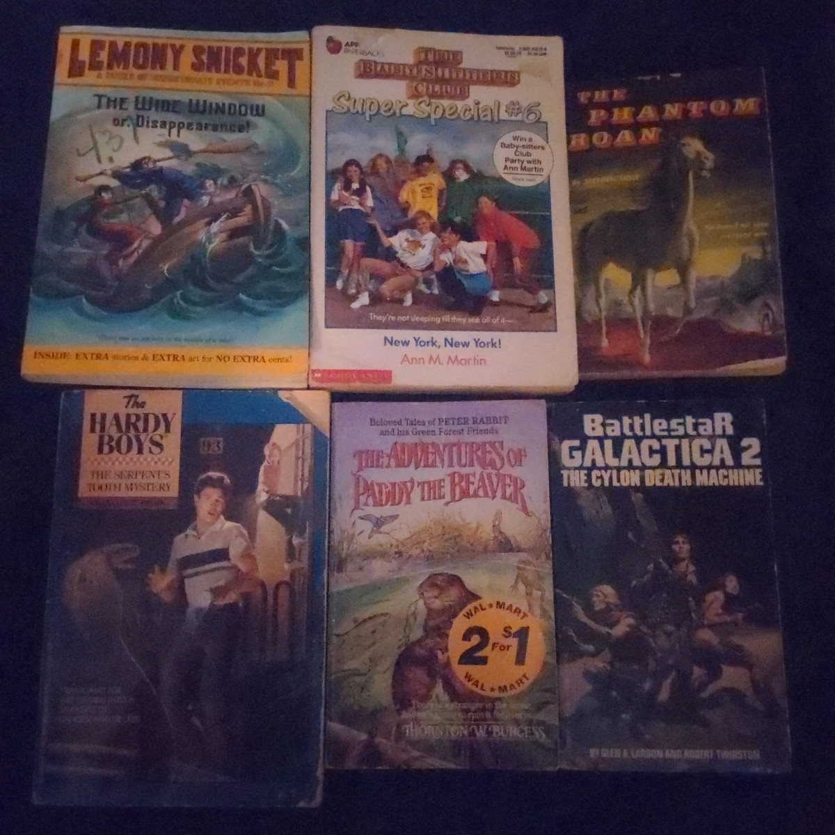Lot of 6 Mixed Young Adult & Children’s Paperback Novels Copyright 1960s-2000s