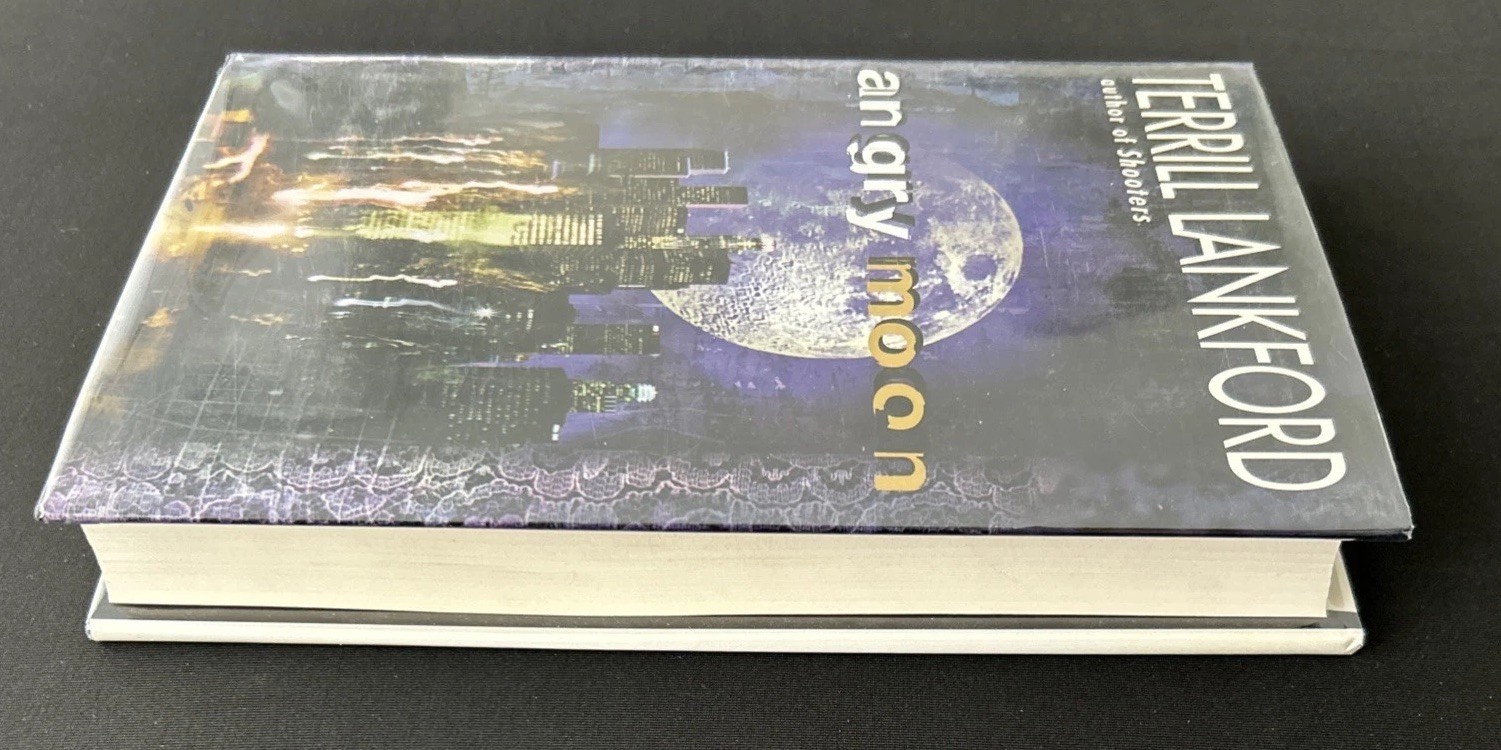 Angry Moon by Terrill Lankford (1997, Hardcover) 1st Ed. ~ Brand New ~ SIGNED