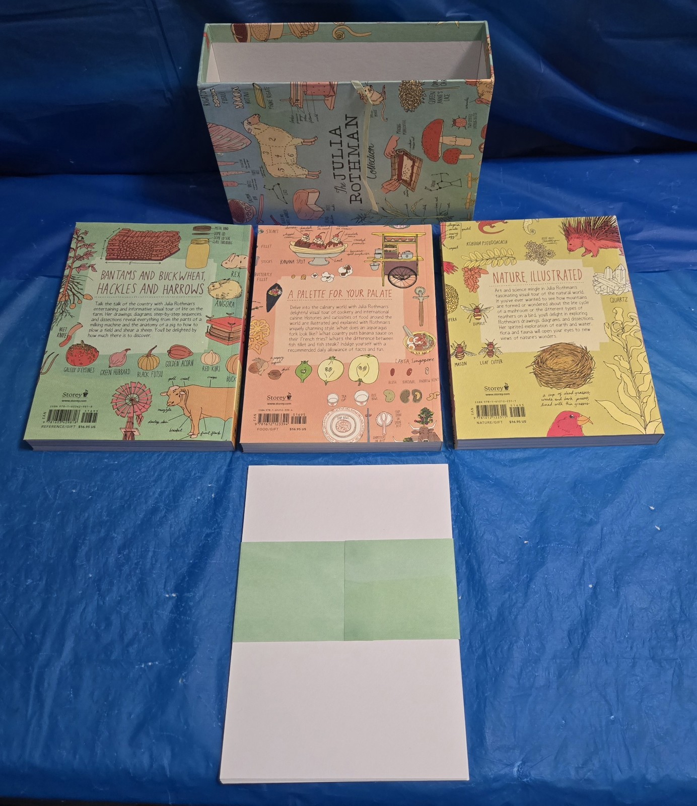 The Julia Rothman Collection: Farm Anatomy, Nature Anatomy, and Food Anatomy VG