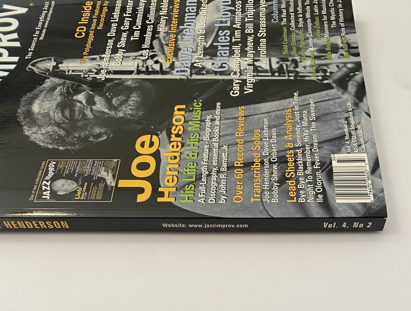 Joe Henderson Edition – Jazz Improv (Vol4#2) 224 Pages Book