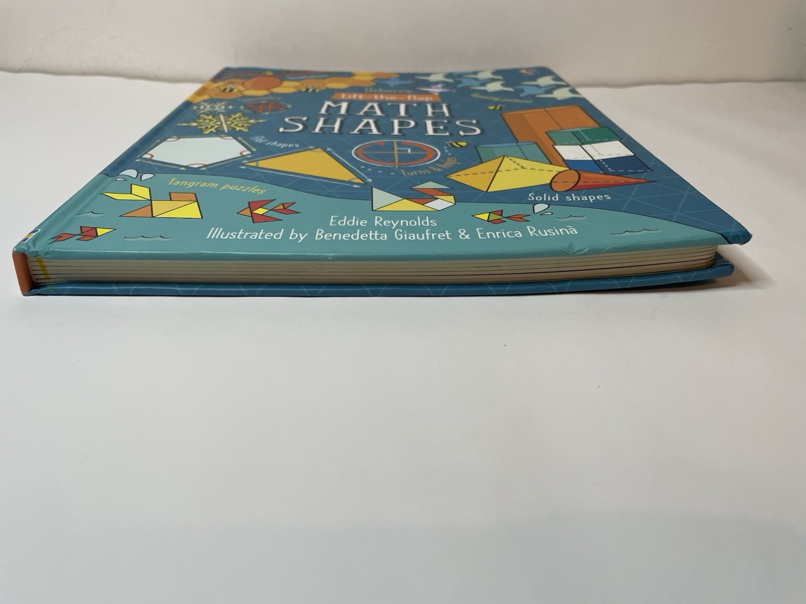 Usborne Math Shapes Lift-the-Flap Hardcover Ages 4-8 Activity Book Illustrated