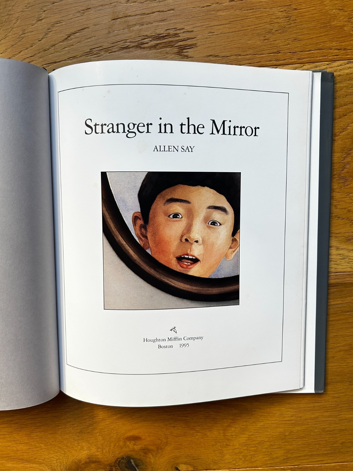 Stranger in the Mirror by Allen Say 1995 Vintage Hardcover with Dust Jacket