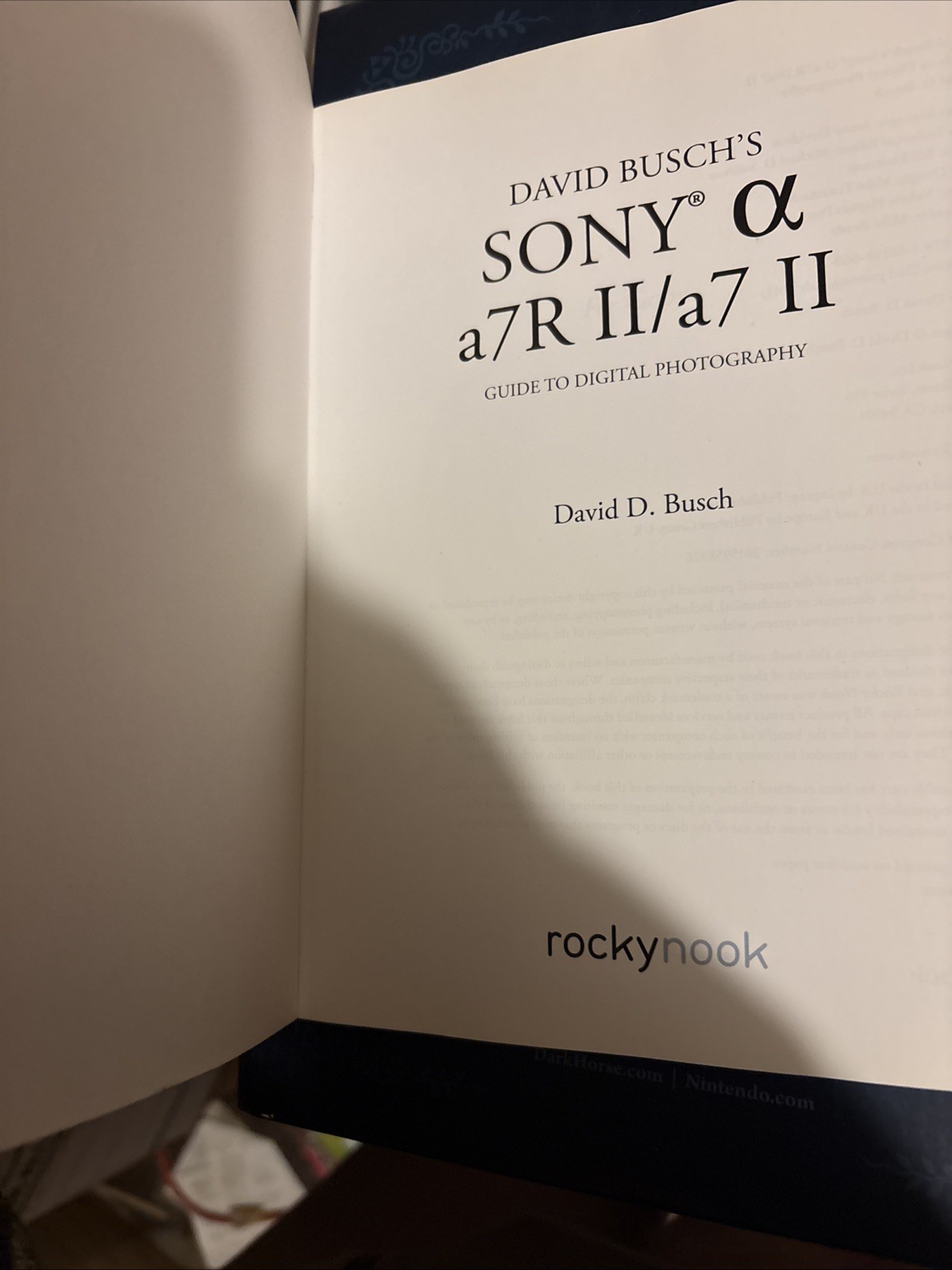 David Busch’s Sony Alpha A7R II/a7 II Guide to Digital…