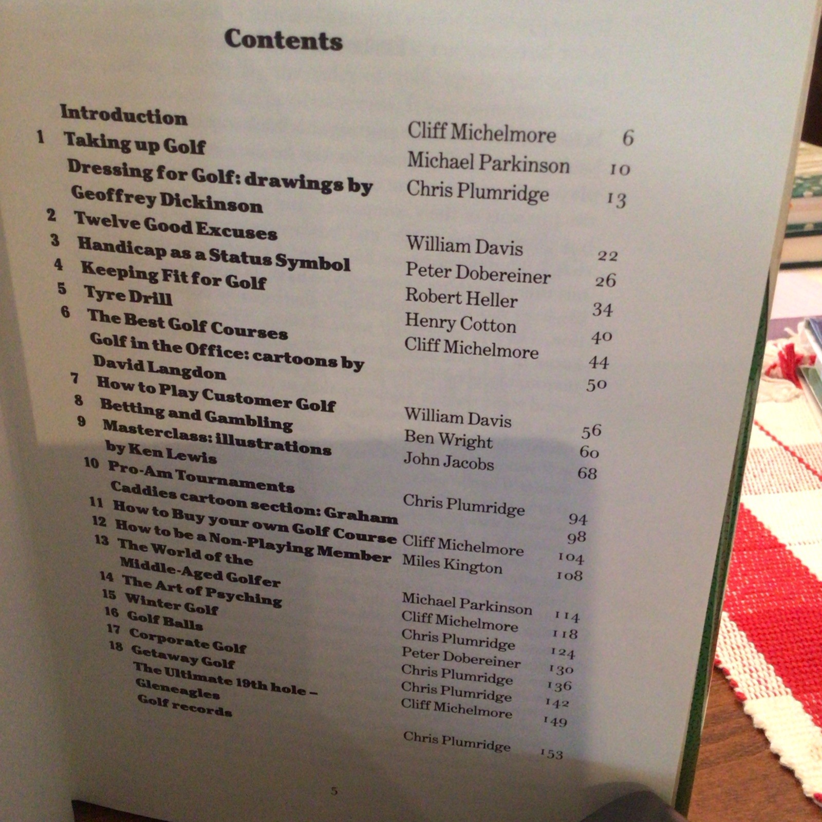 Businessman’s Book of Golf Hardcover – 1981 by Cliff (Ed) MICHELMORE