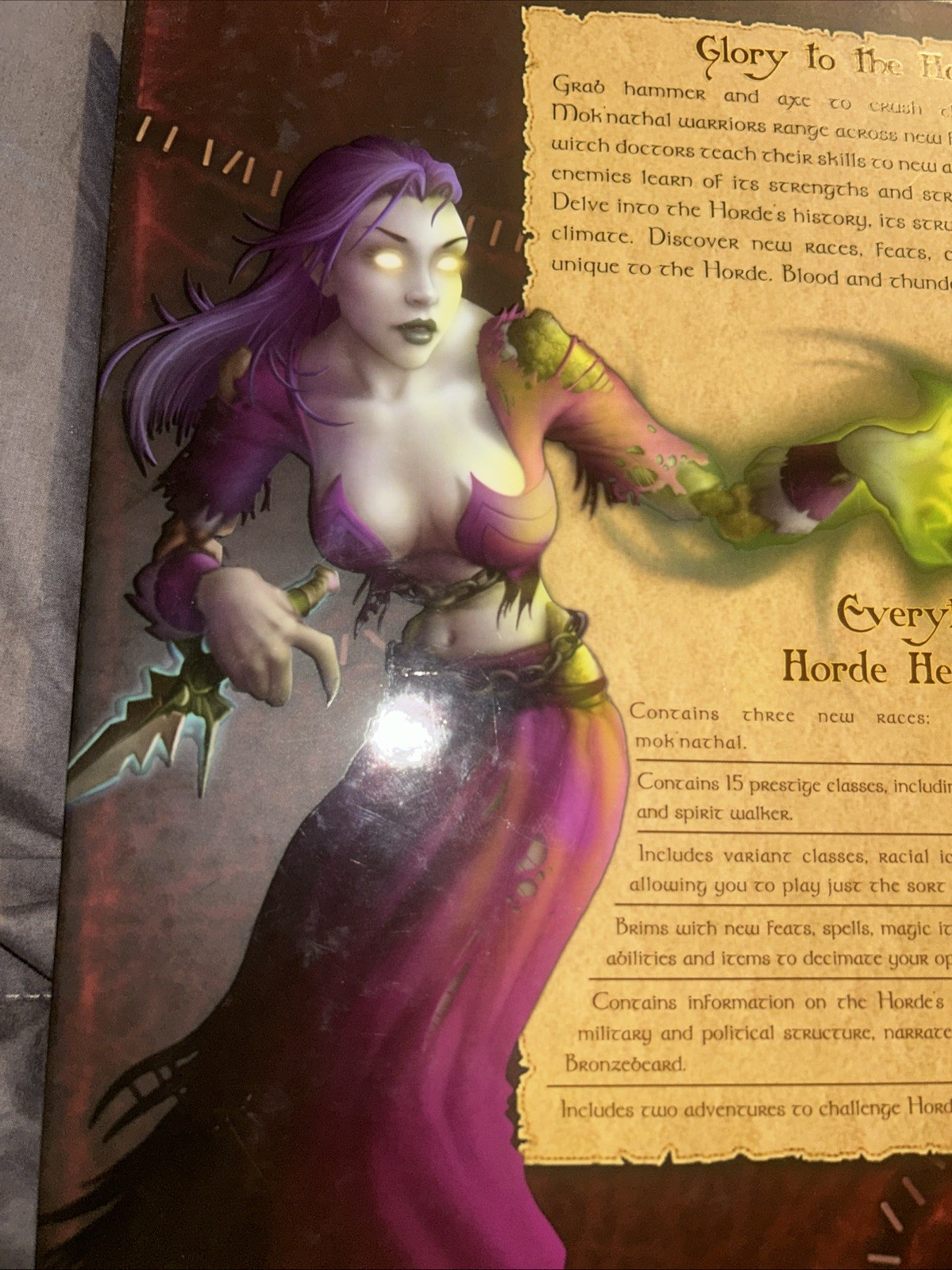 World of Warcraft: Horde Player’s Guide by Bruce Graw Hardcover – New Old Stock