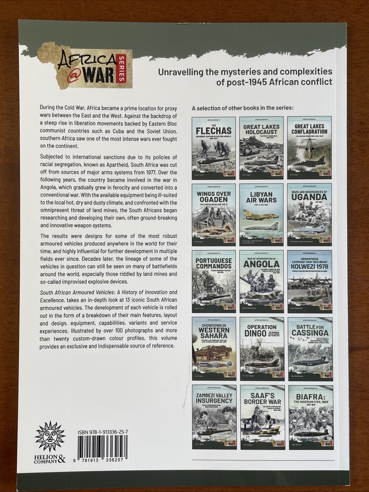 South African Armoured Vehicles, Africa@War Series No. 49, 2020, SB 96 Pages