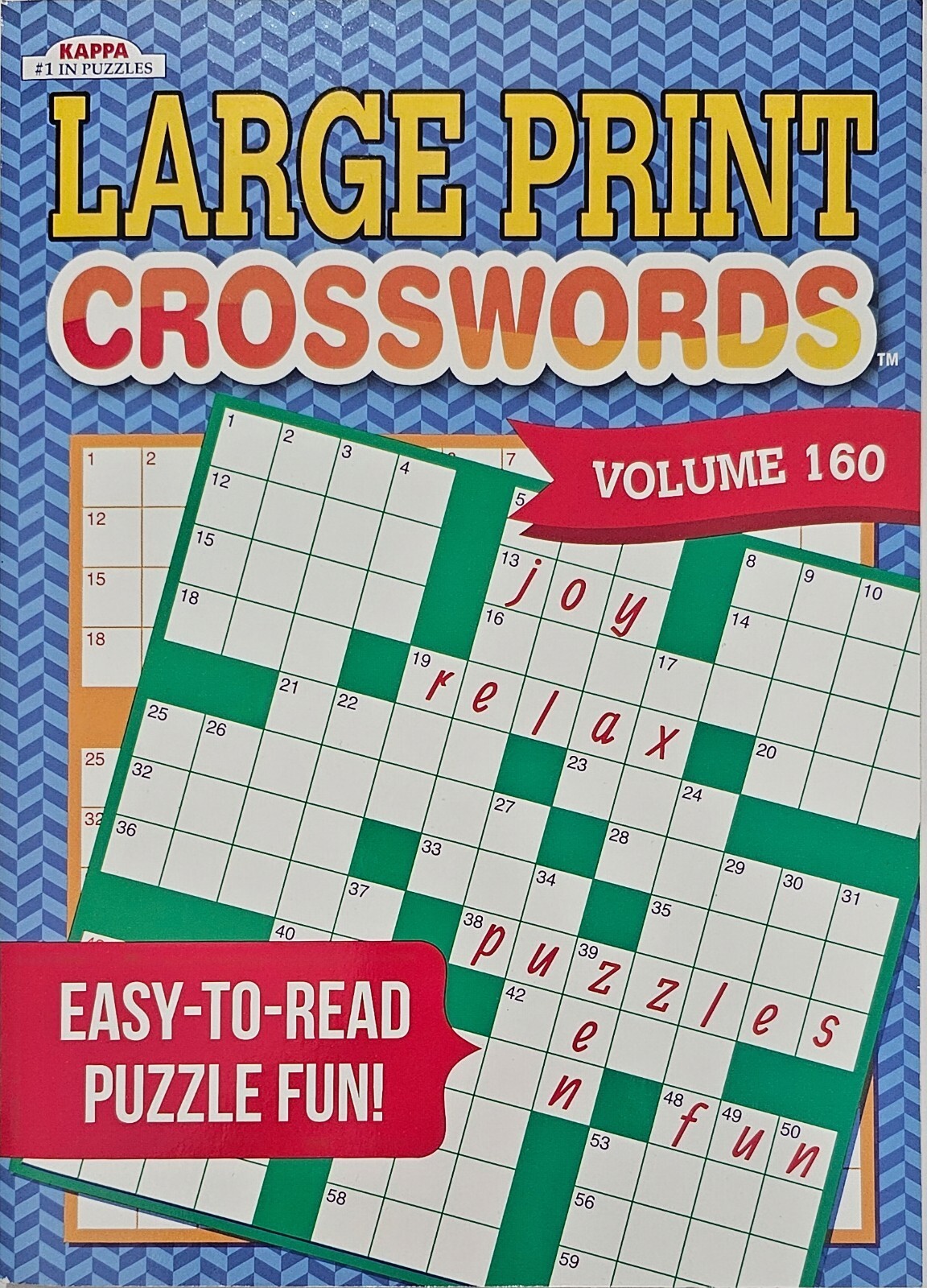 Kappa Large Print Crosswords Puzzle Books, 32 Different Volumes to Select U-PICK
