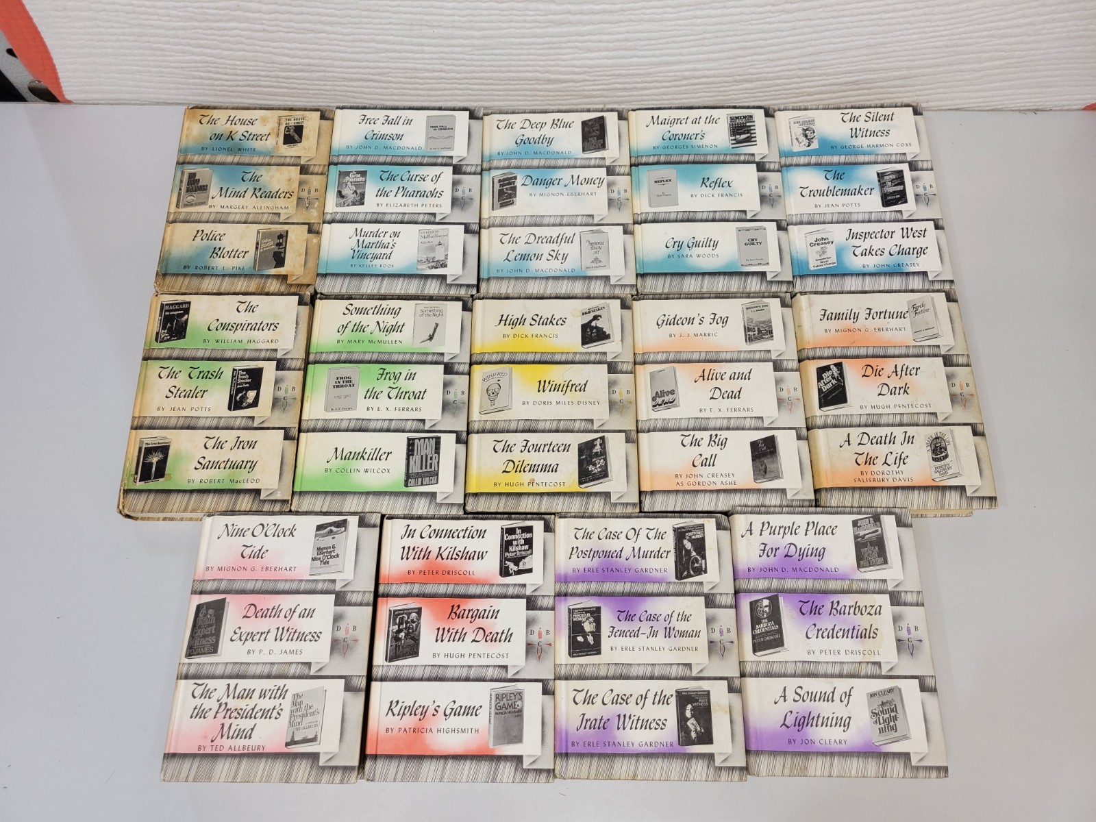 Lot of 14 Detective Book Club 3-in-1 Mystery Books
