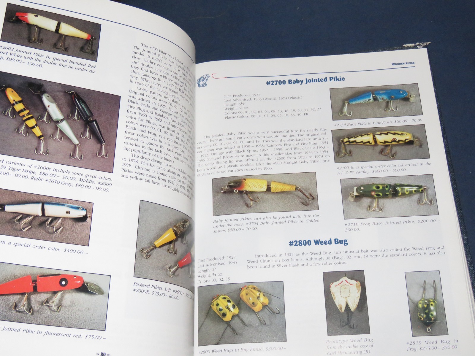 COLLECTOR’S ENCYCLOPEDIA OF CREEK CHUB LURES & COLLECTIBLES BOOK 303 PAGES