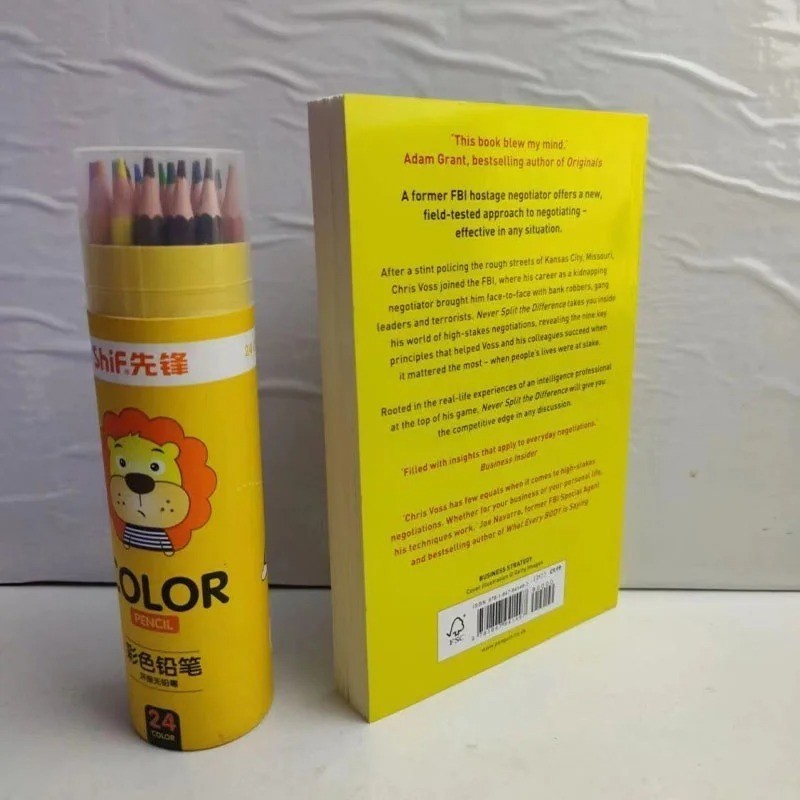 Never Split The Difference By Chris Voss Books In English for Adults Negotiation