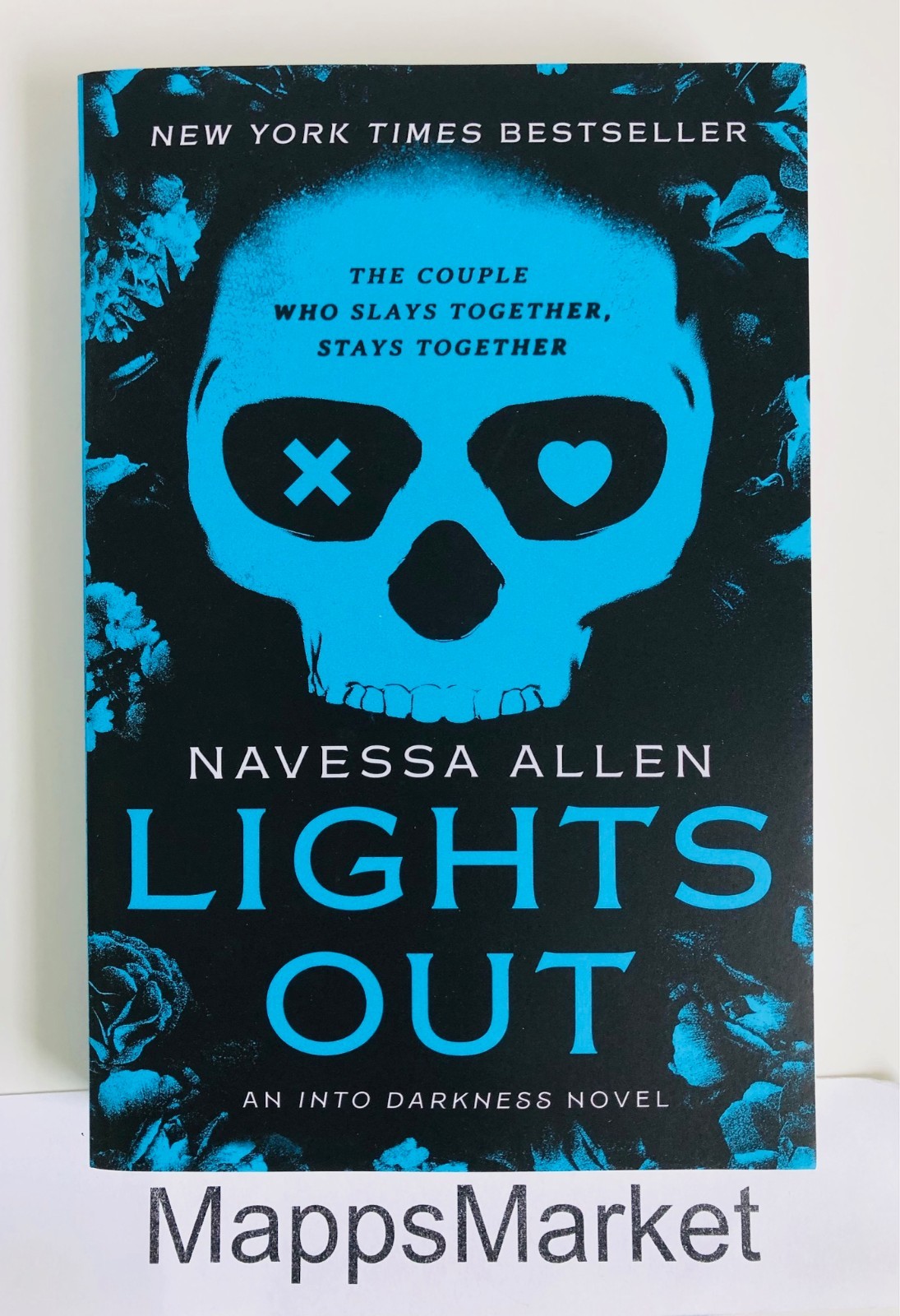 SIGNED IN PERSON Lights Out (Into Darkness #1) by Navessa Allen (2024, Trade PB)