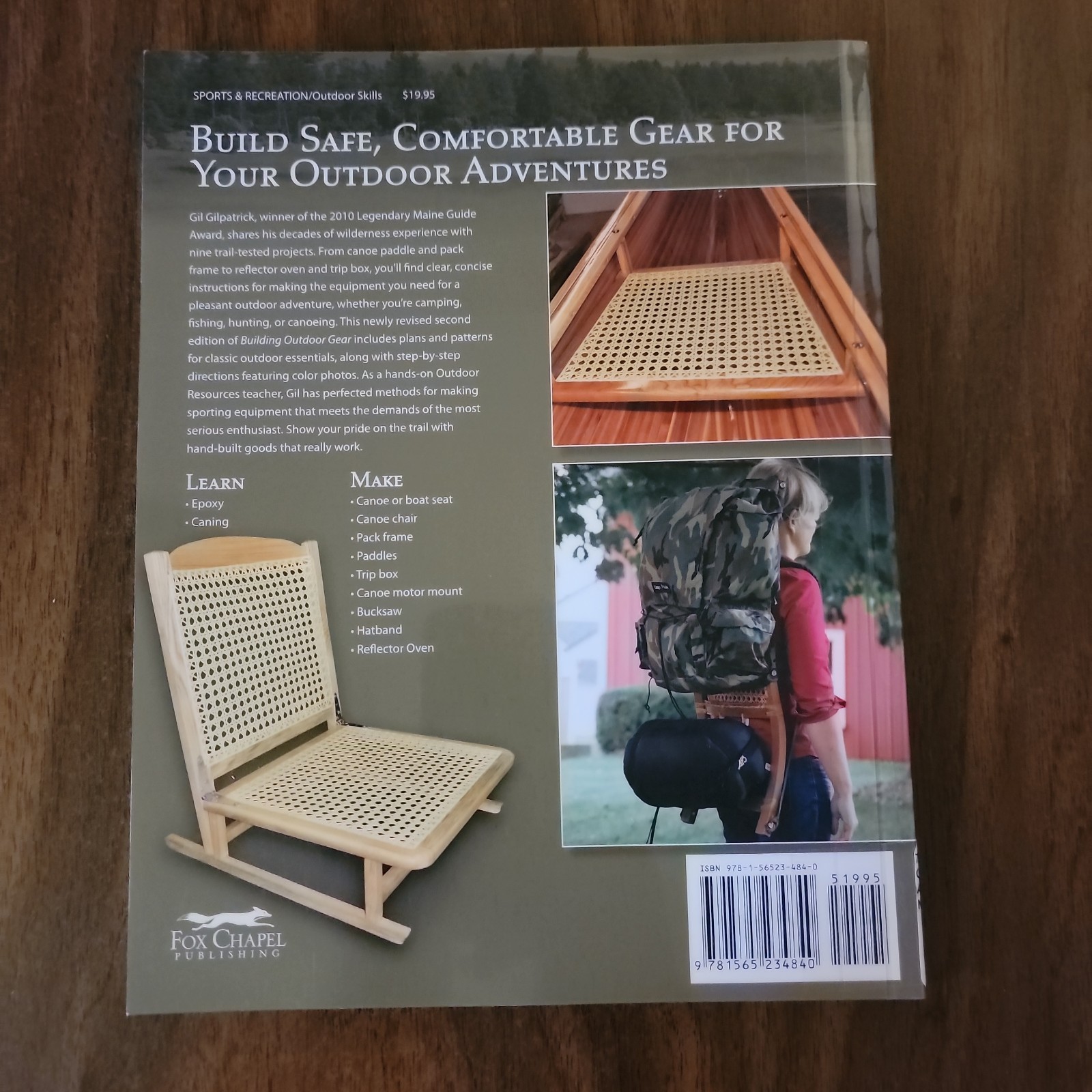 Building Outdoor Gear Gil Gilpatrick Woodworking Camping Bushcraft Canoe Project