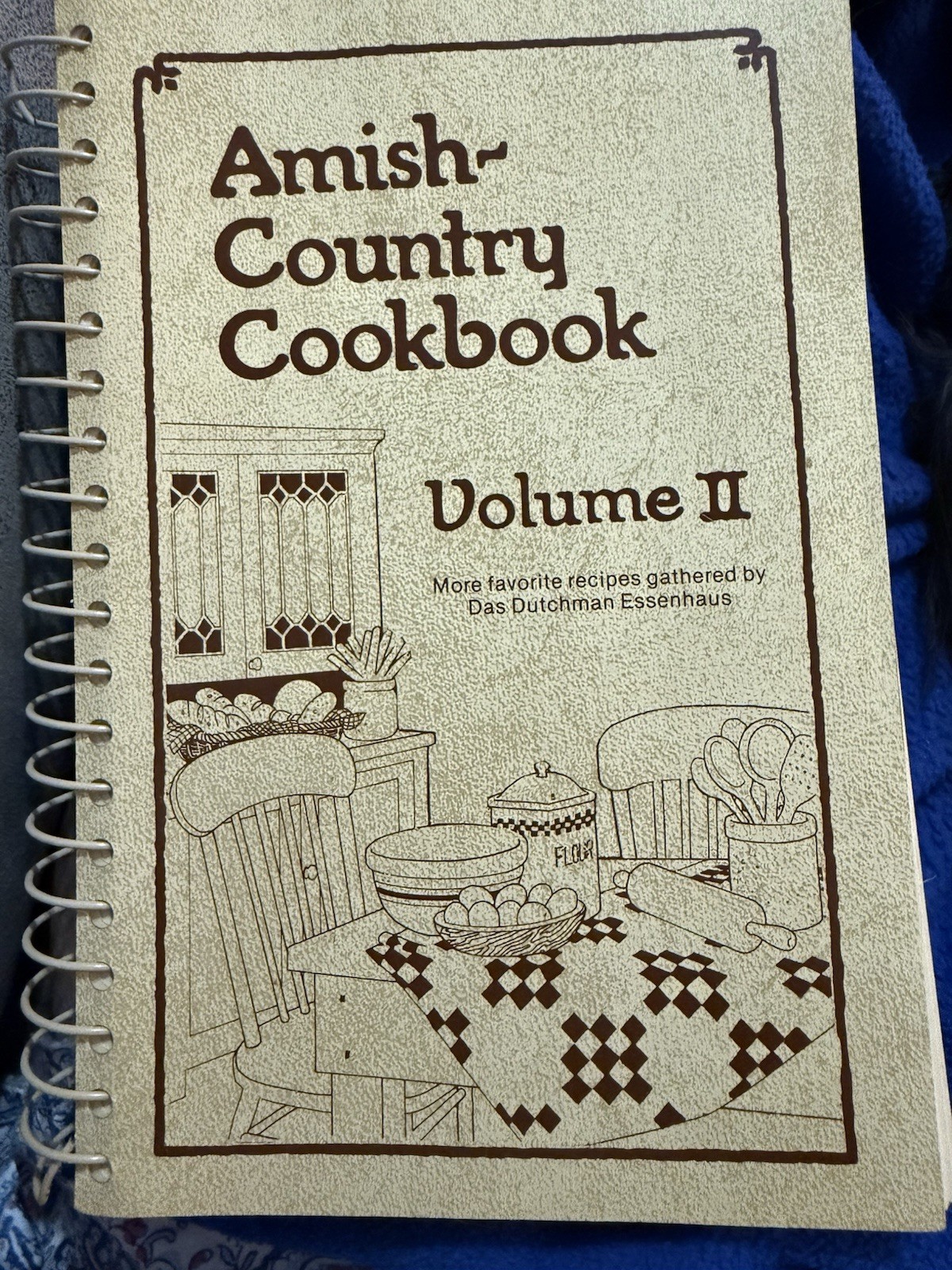 1999 Amish Country Cookbook, Vol II 2 Spiral 303 Pages