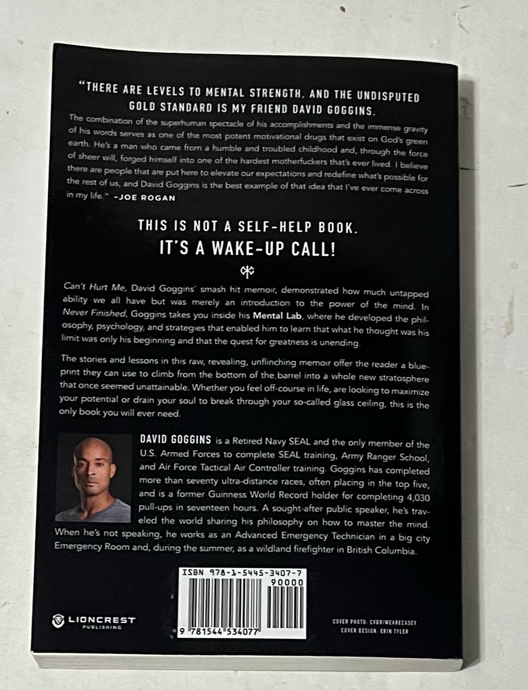 Never Finished by David Goggins (Paperback, 2022) VG+
