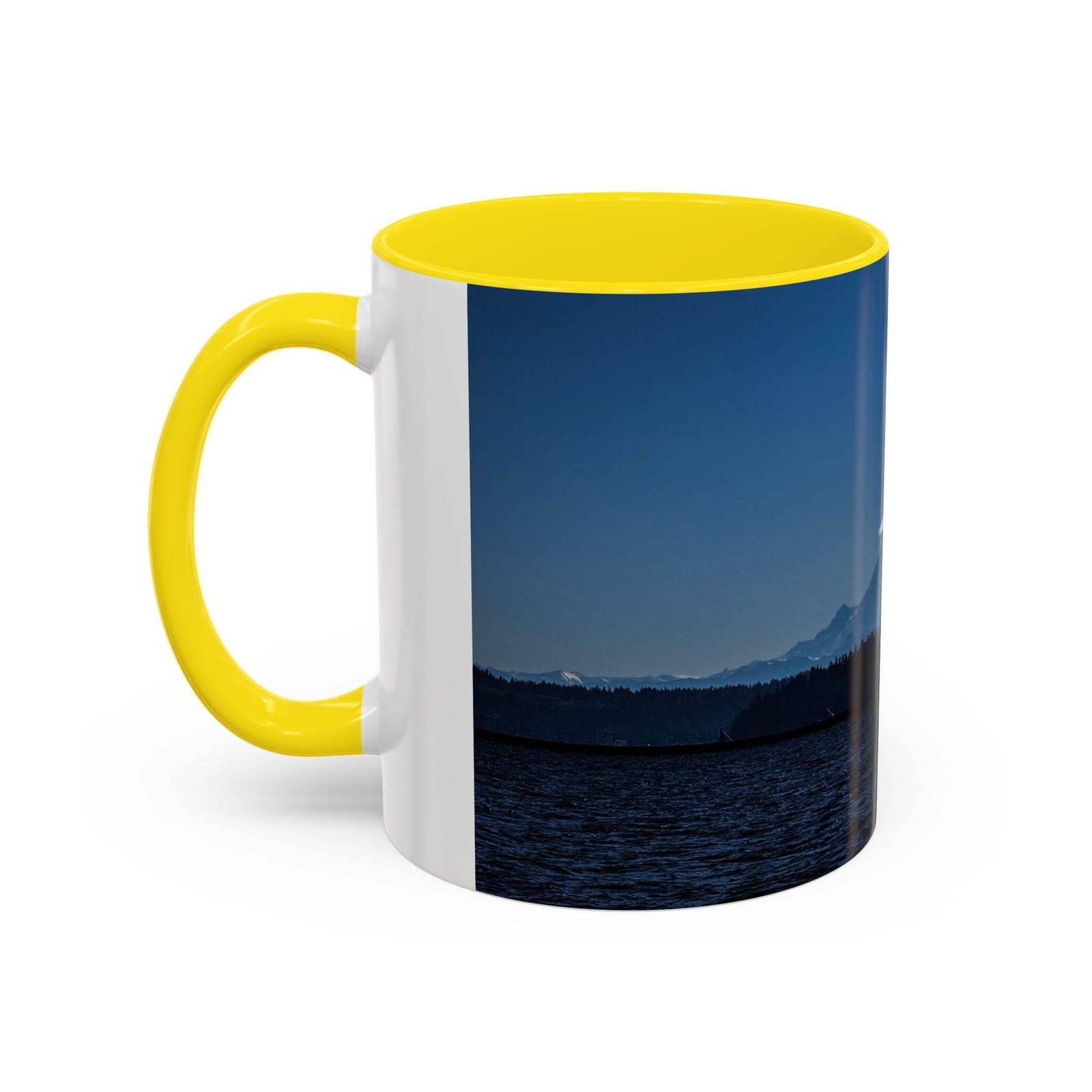 Scenic Mountain Accent Coffee Mug – 11oz & 15oz – Perfect Gift for Nature Lovers