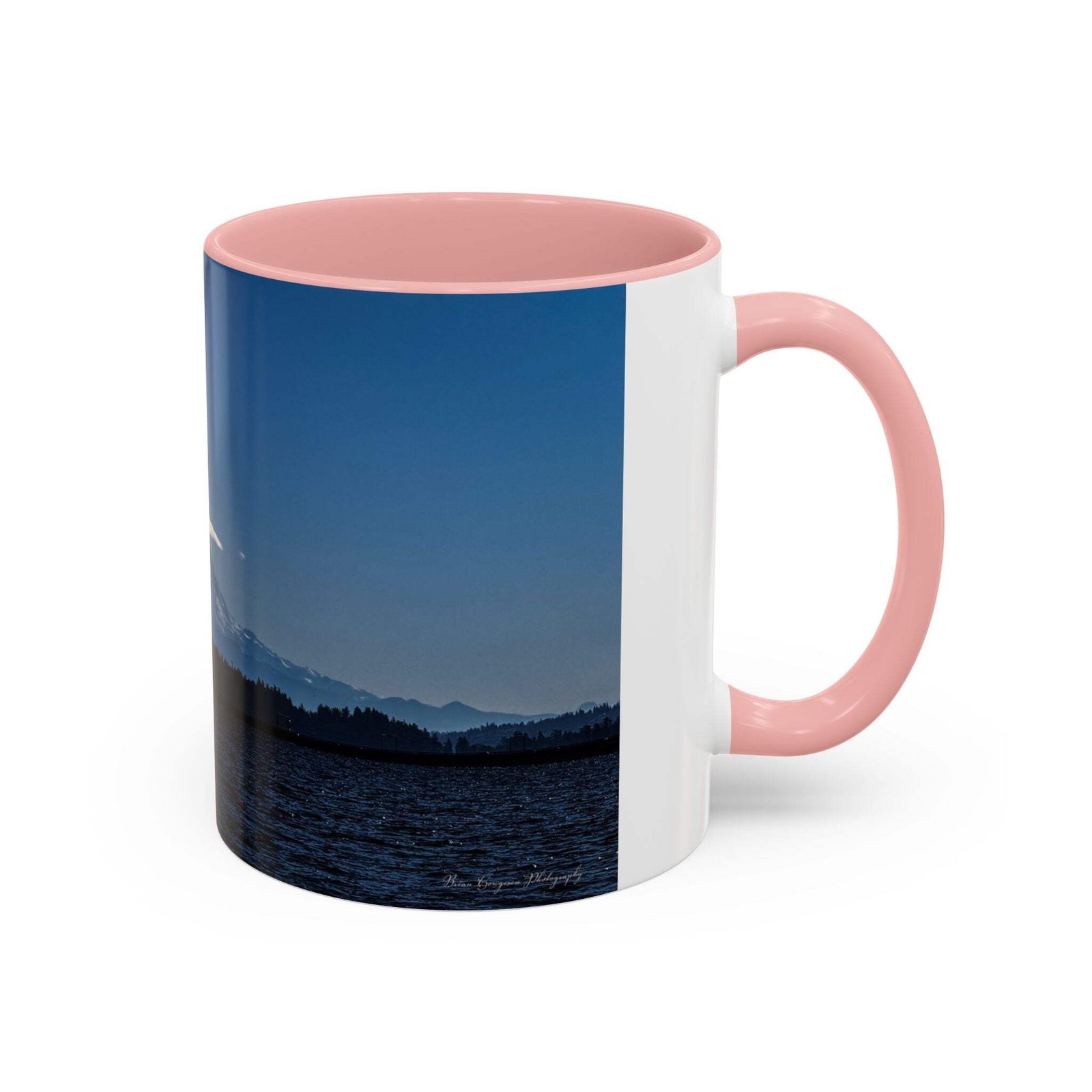 Scenic Mountain Accent Coffee Mug – 11oz & 15oz – Perfect Gift for Nature Lovers