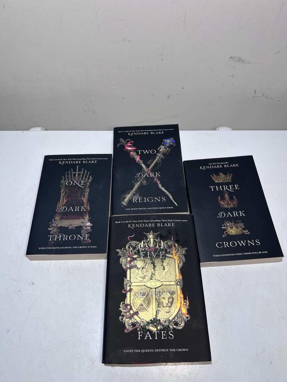 Kendare Blake Three Dark Crowns Series Paperback 4-Book Lot Fantasy YA -1,2,3,5